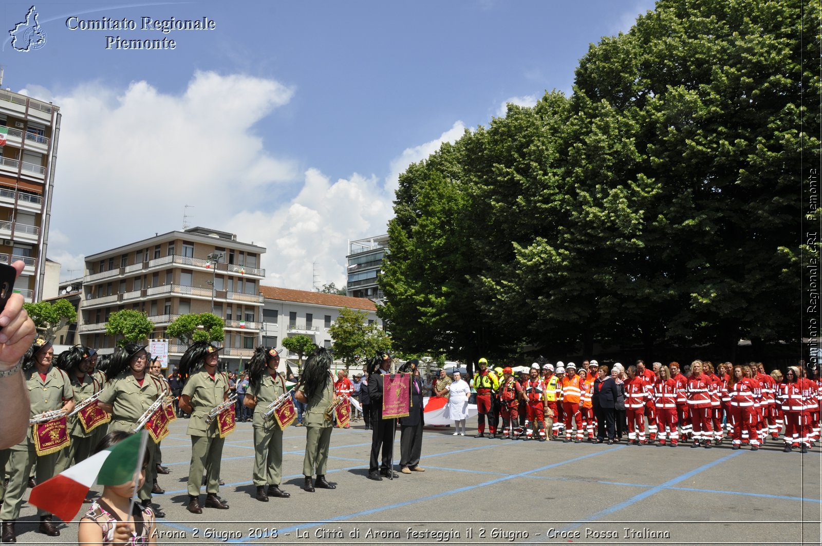 Arona 2 Giugno 2018 - La Citt di Arona festeggia il 2 Giugno - Croce Rossa Italiana- Comitato Regionale del Piemonte