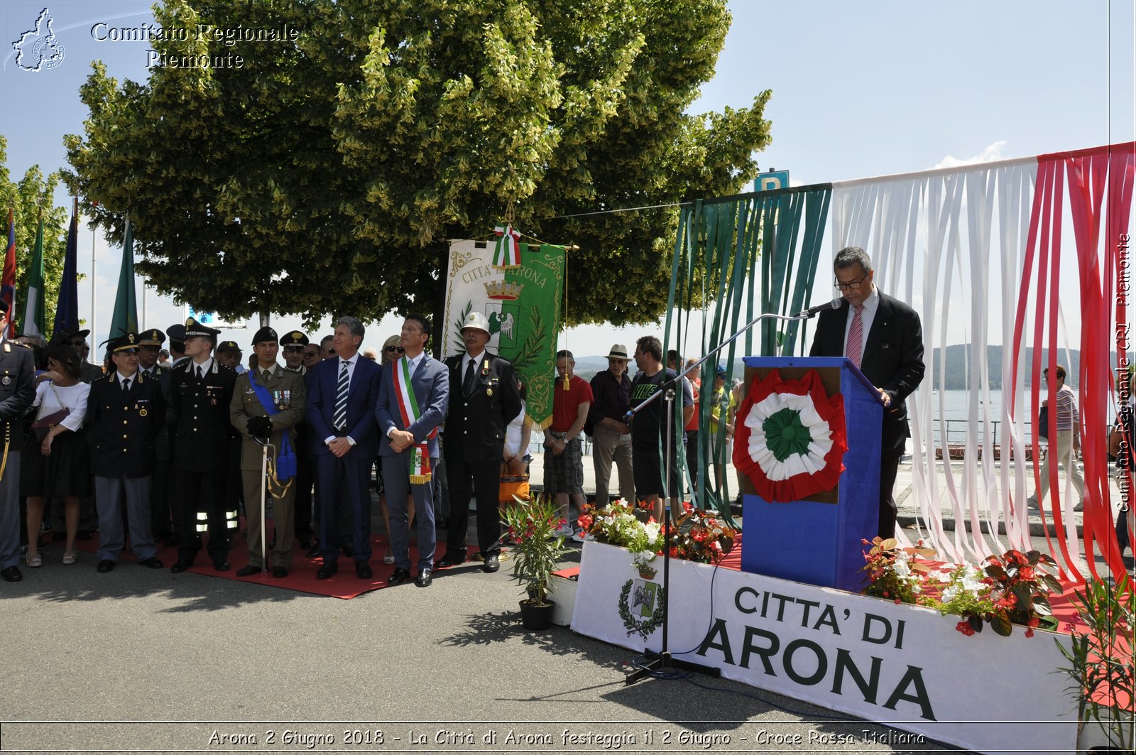 Arona 2 Giugno 2018 - La Citt di Arona festeggia il 2 Giugno - Croce Rossa Italiana- Comitato Regionale del Piemonte