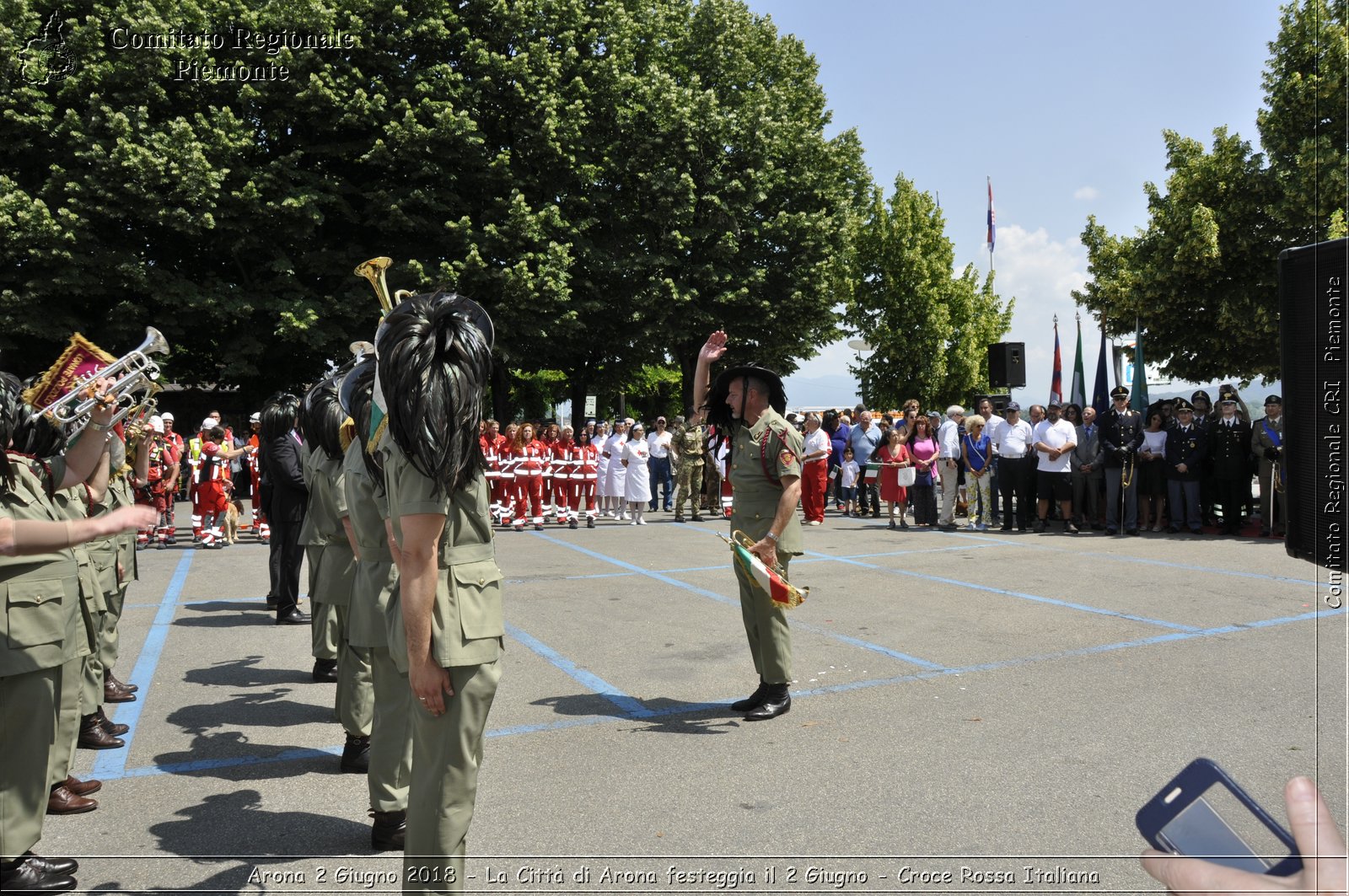 Arona 2 Giugno 2018 - La Citt di Arona festeggia il 2 Giugno - Croce Rossa Italiana- Comitato Regionale del Piemonte