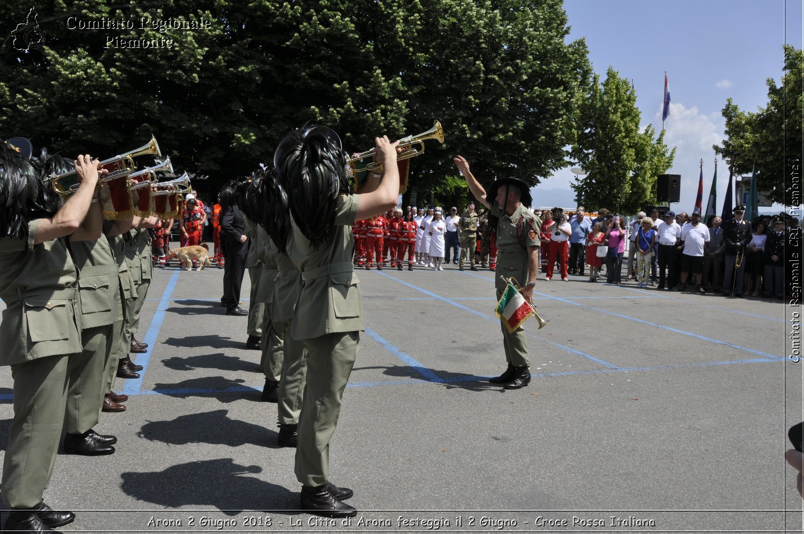 Arona 2 Giugno 2018 - La Citt di Arona festeggia il 2 Giugno - Croce Rossa Italiana- Comitato Regionale del Piemonte