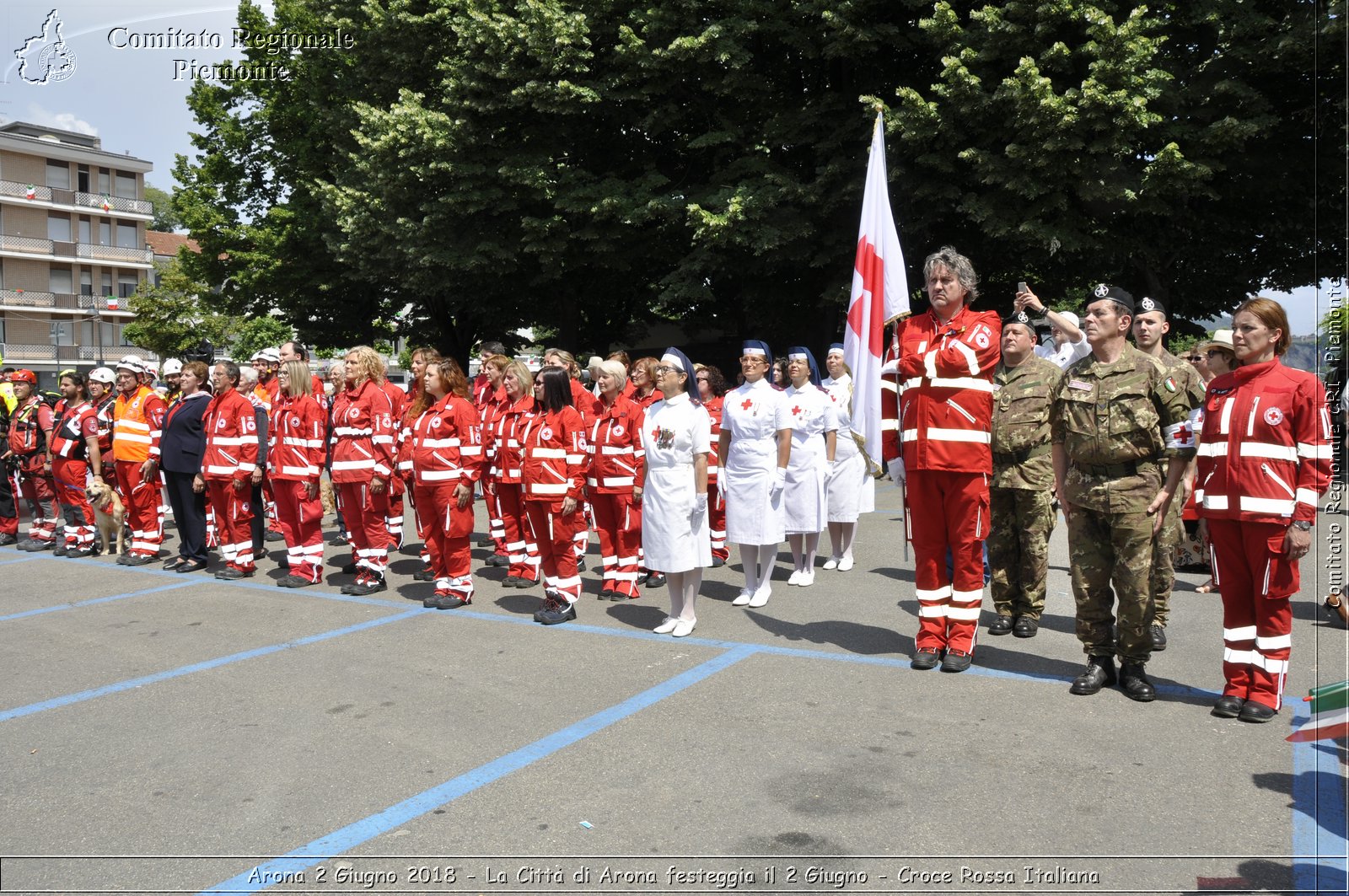 Arona 2 Giugno 2018 - La Citt di Arona festeggia il 2 Giugno - Croce Rossa Italiana- Comitato Regionale del Piemonte