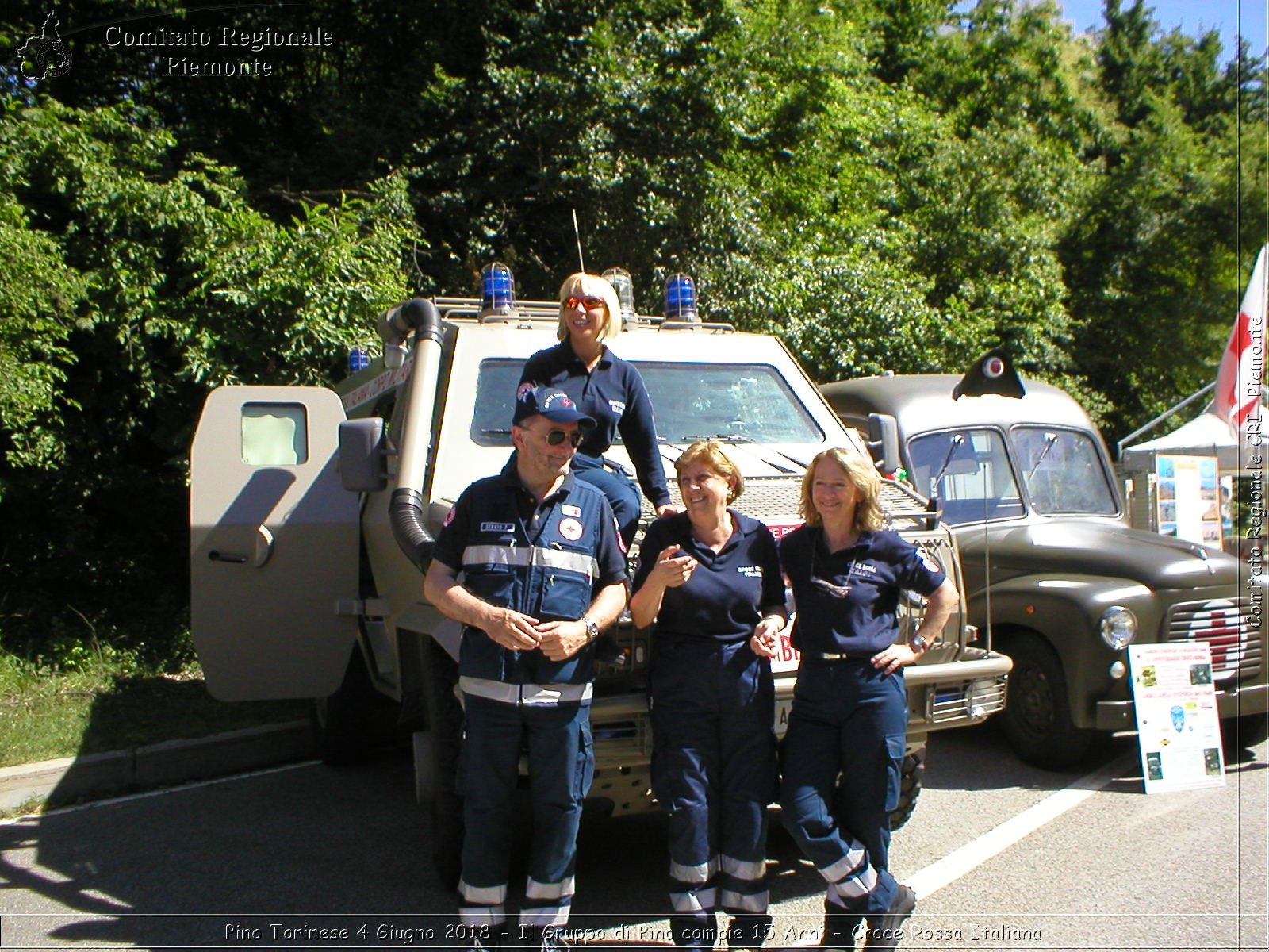 Pino Torinese 4 Giugno 2018 - Il Gruppo di Pino compie 15 Anni - Croce Rossa Italiana- Comitato Regionale del Piemonte