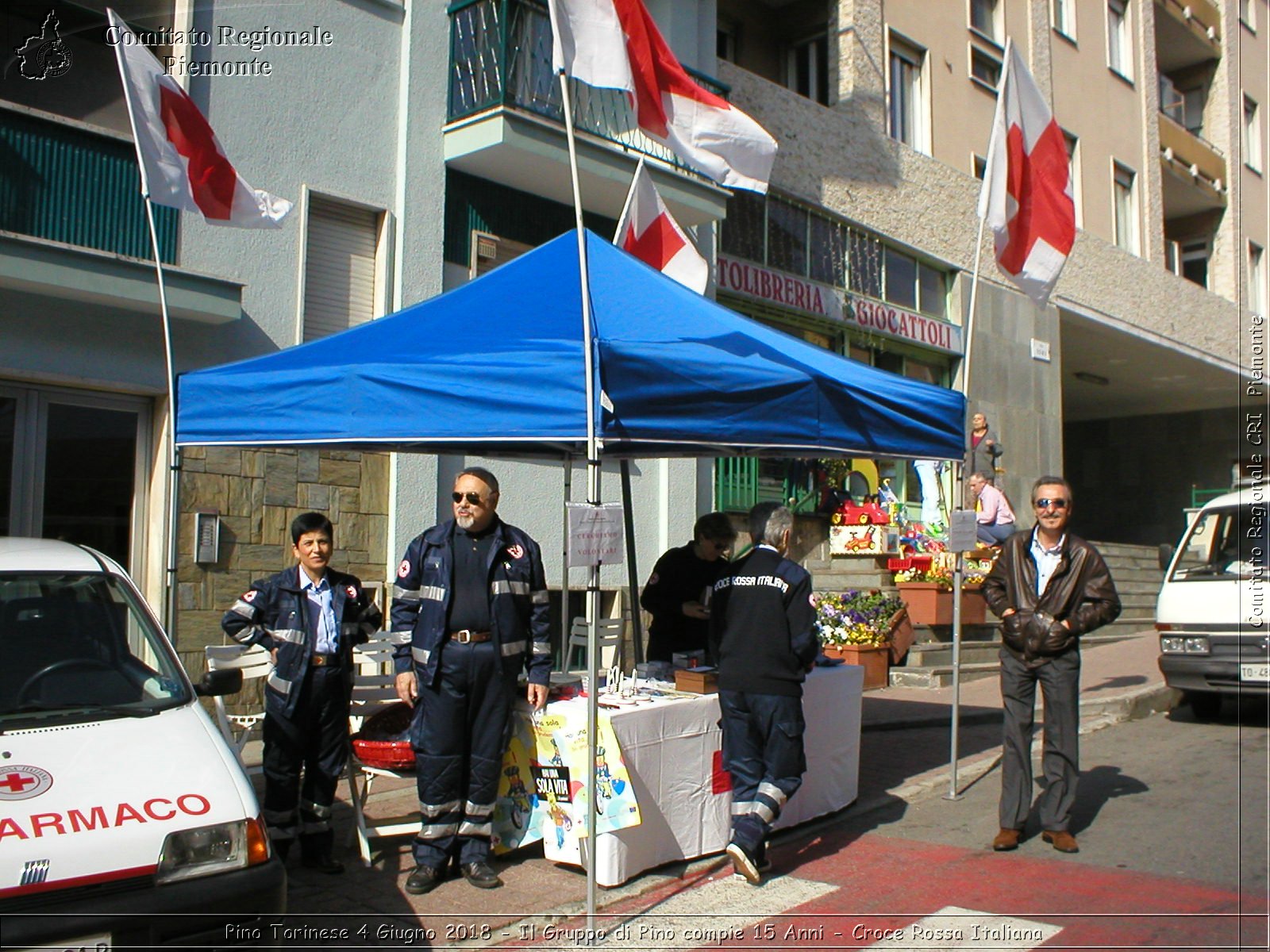 Pino Torinese 4 Giugno 2018 - Il Gruppo di Pino compie 15 Anni - Croce Rossa Italiana- Comitato Regionale del Piemonte