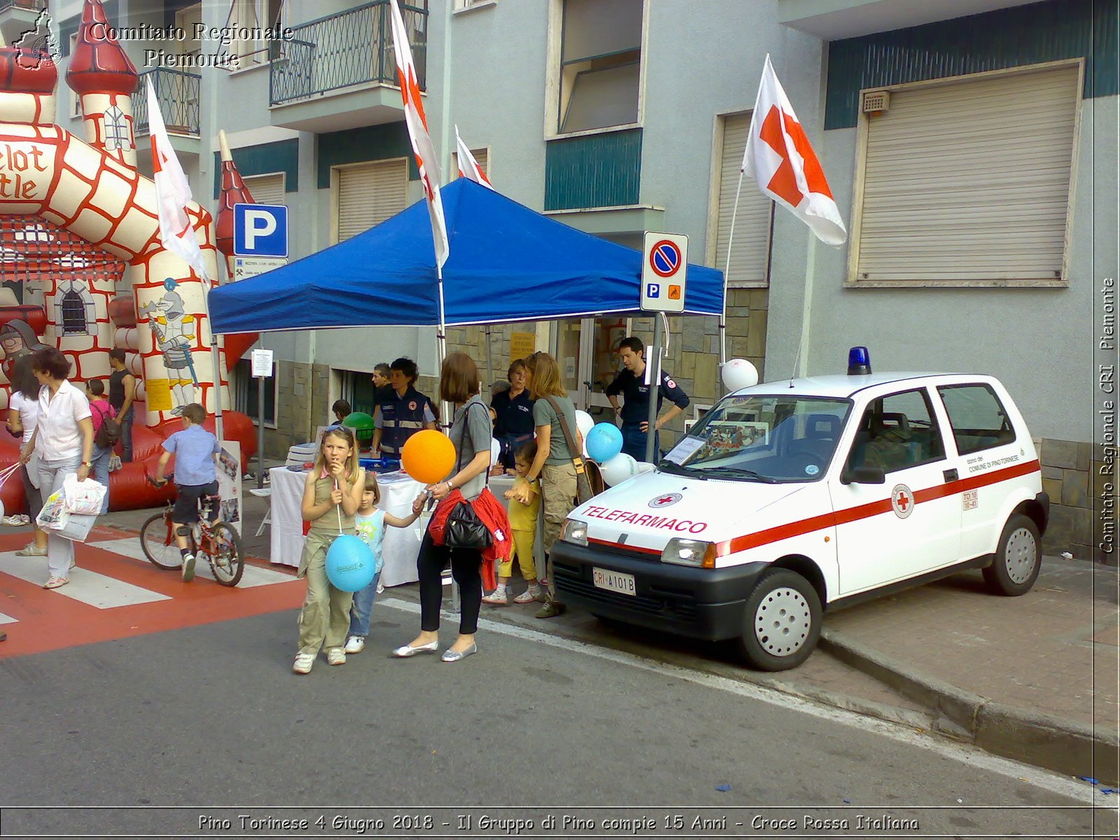 Pino Torinese 4 Giugno 2018 - Il Gruppo di Pino compie 15 Anni - Croce Rossa Italiana- Comitato Regionale del Piemonte