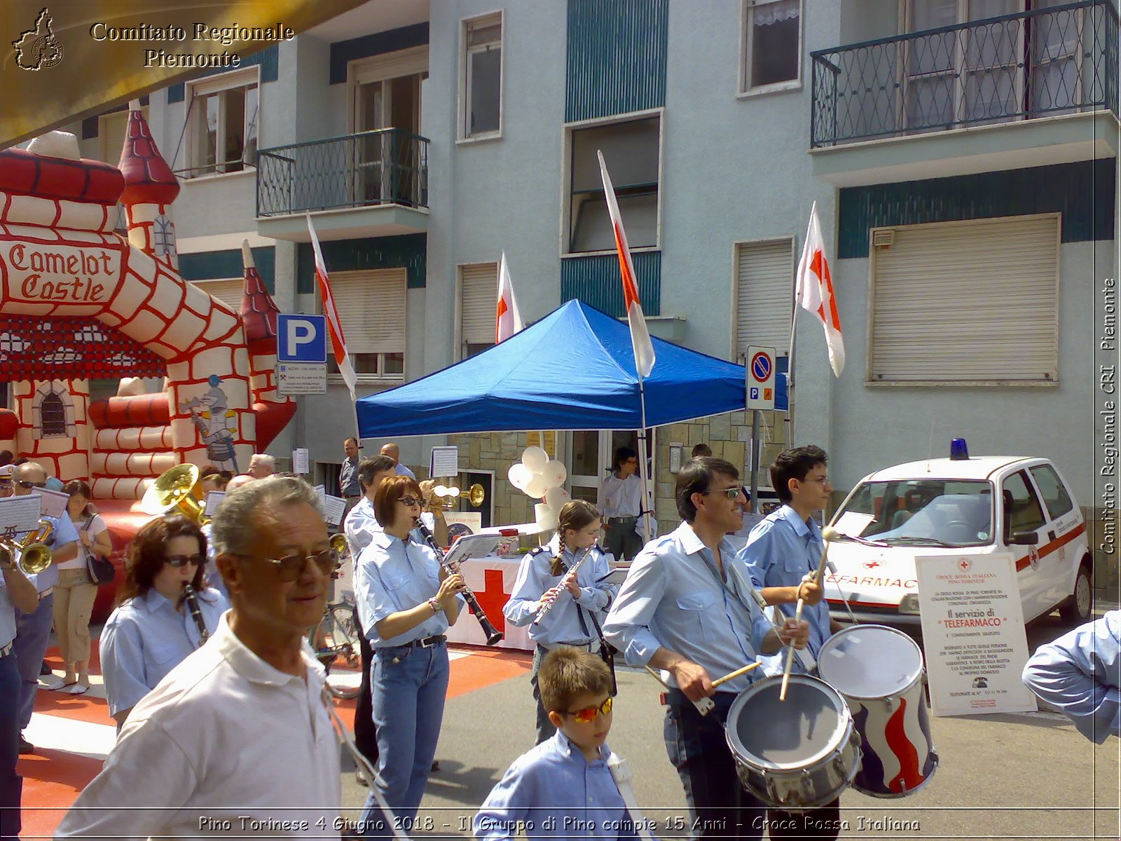 Pino Torinese 4 Giugno 2018 - Il Gruppo di Pino compie 15 Anni - Croce Rossa Italiana- Comitato Regionale del Piemonte