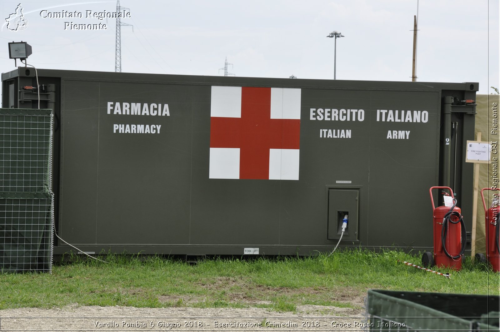 Varallo Pombia 6 Giugno 2018 - Esercitazione Crimedim 2018 - Croce Rossa Italiana- Comitato Regionale del Piemonte