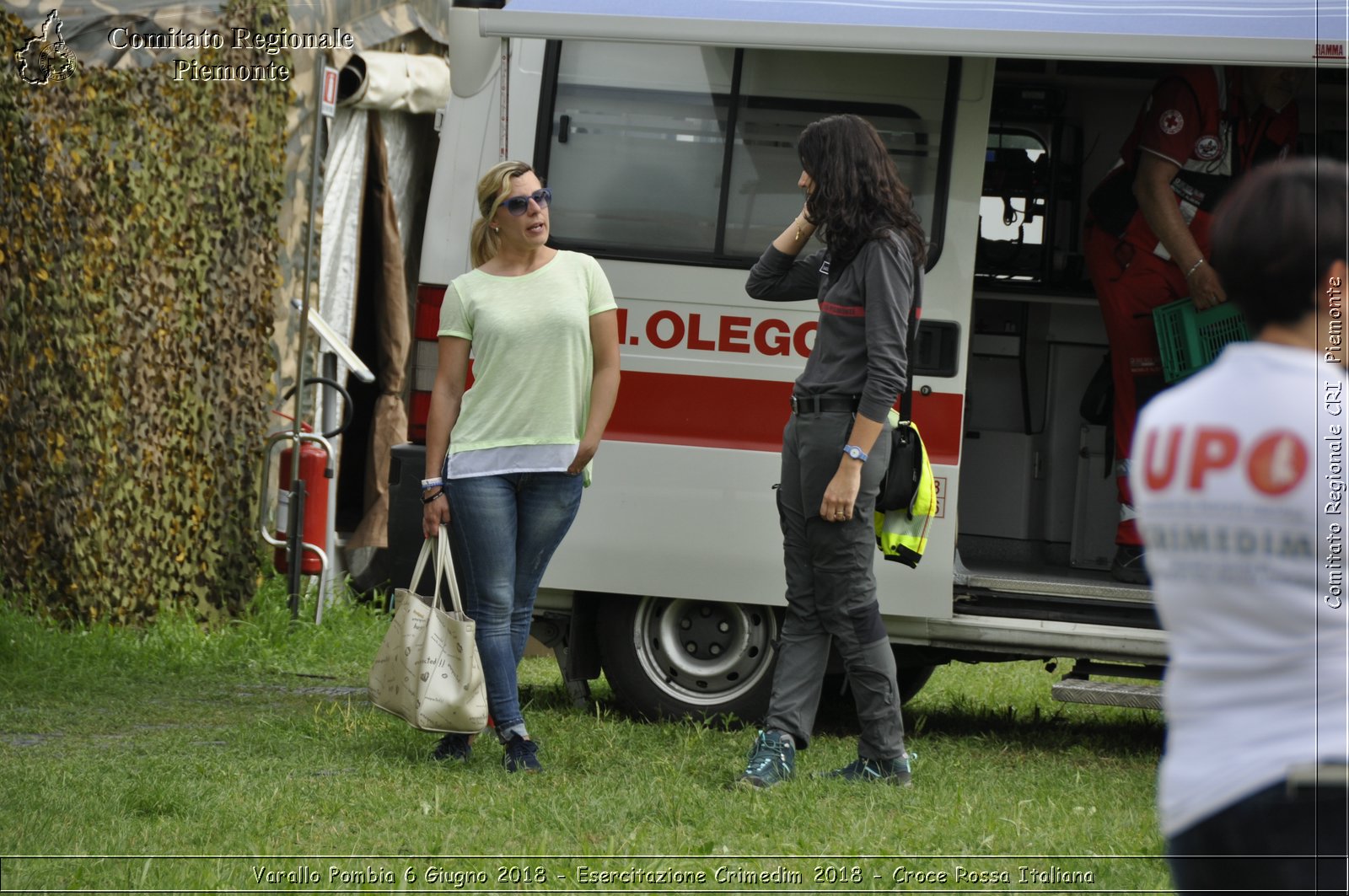 Varallo Pombia 6 Giugno 2018 - Esercitazione Crimedim 2018 - Croce Rossa Italiana- Comitato Regionale del Piemonte