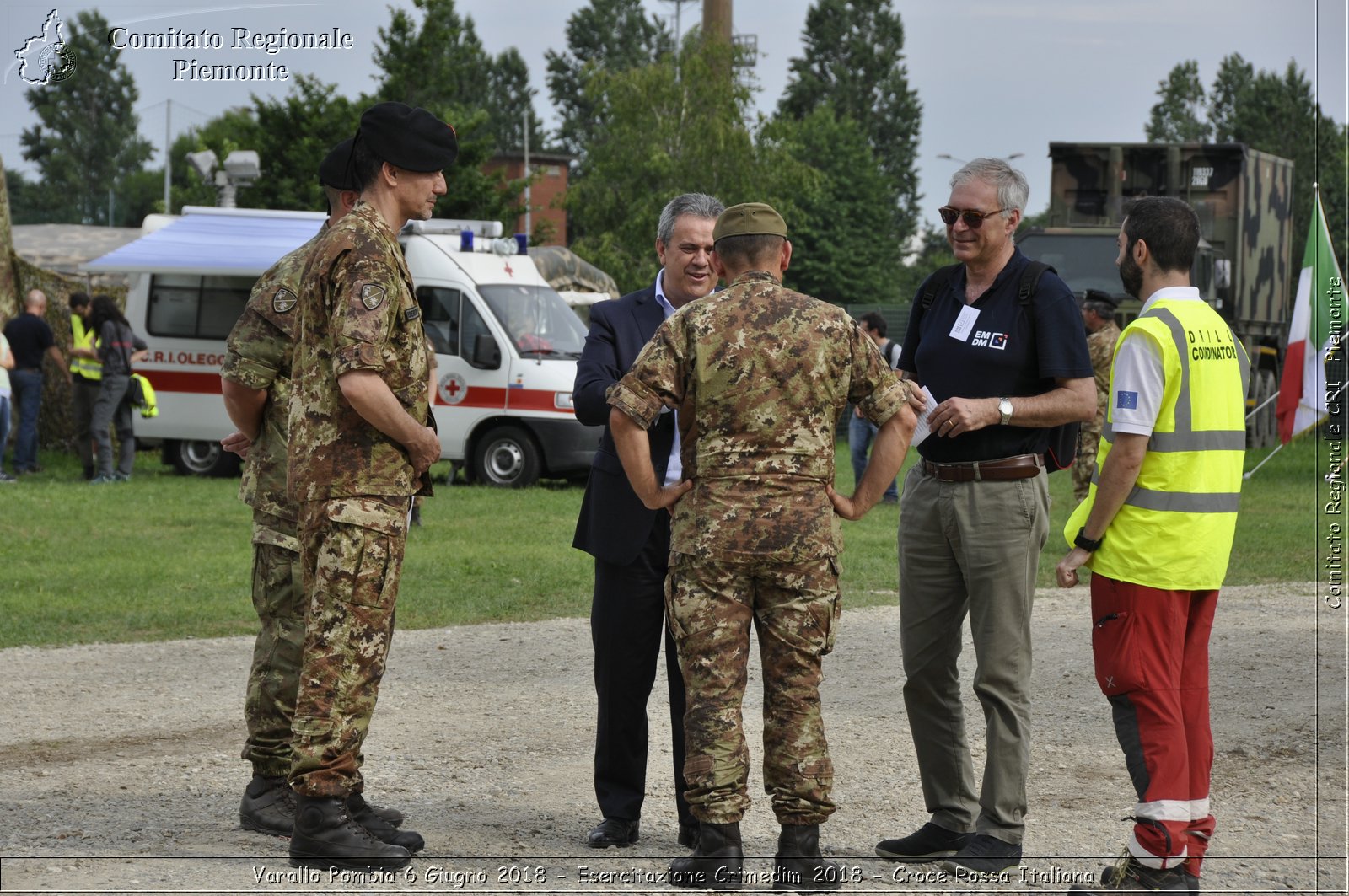 Varallo Pombia 6 Giugno 2018 - Esercitazione Crimedim 2018 - Croce Rossa Italiana- Comitato Regionale del Piemonte