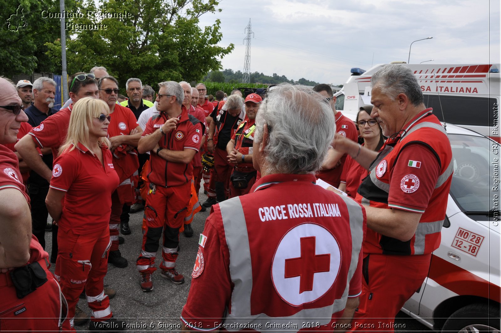 Varallo Pombia 6 Giugno 2018 - Esercitazione Crimedim 2018 - Croce Rossa Italiana- Comitato Regionale del Piemonte