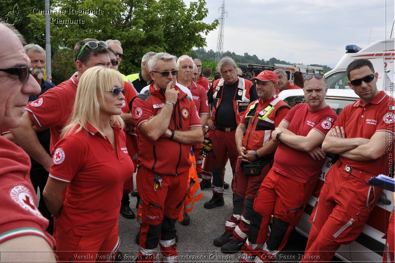 Varallo Pombia 6 Giugno 2018 - Esercitazione Crimedim 2018 - Croce Rossa Italiana- Comitato Regionale del Piemonte