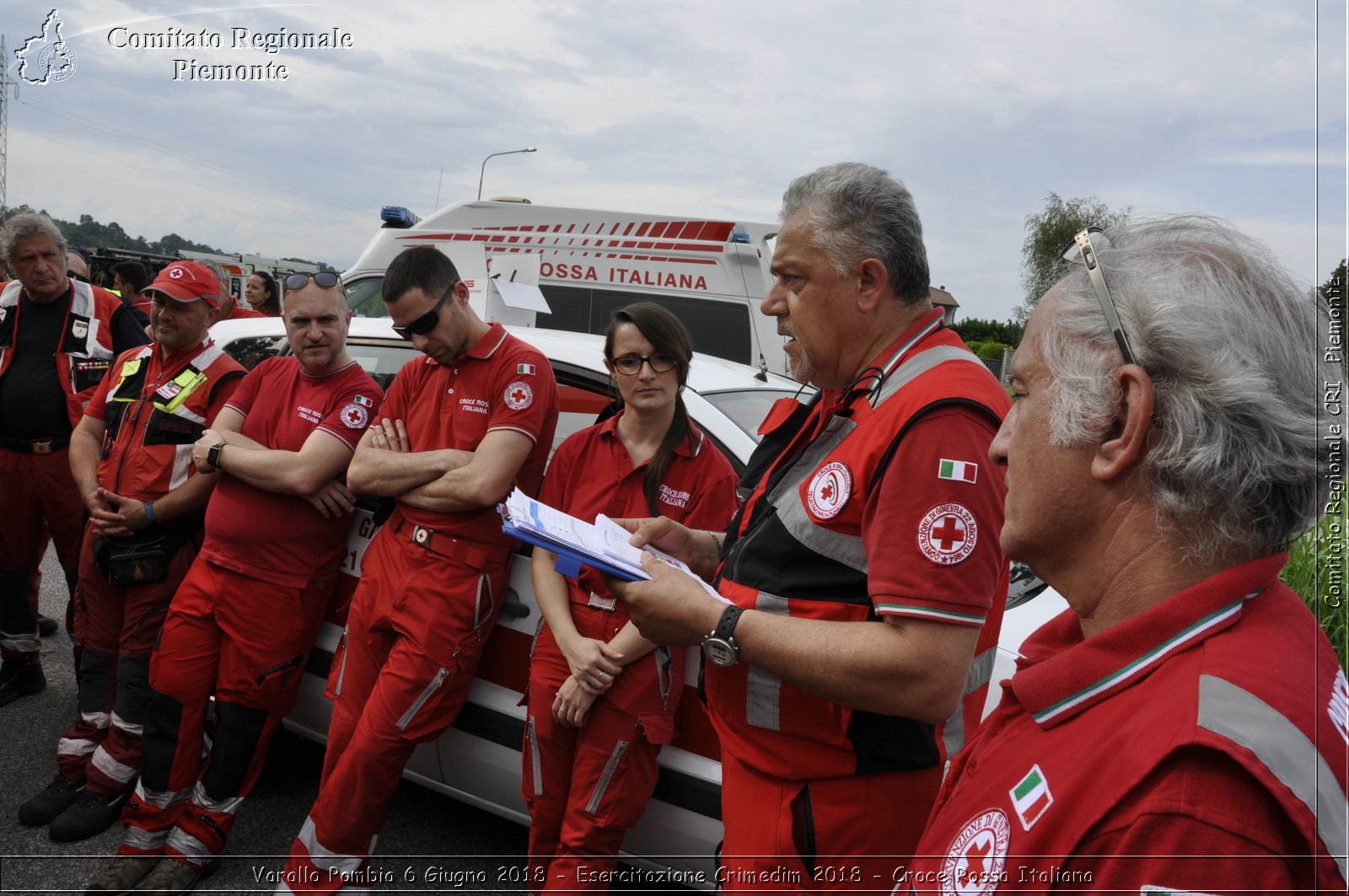 Varallo Pombia 6 Giugno 2018 - Esercitazione Crimedim 2018 - Croce Rossa Italiana- Comitato Regionale del Piemonte