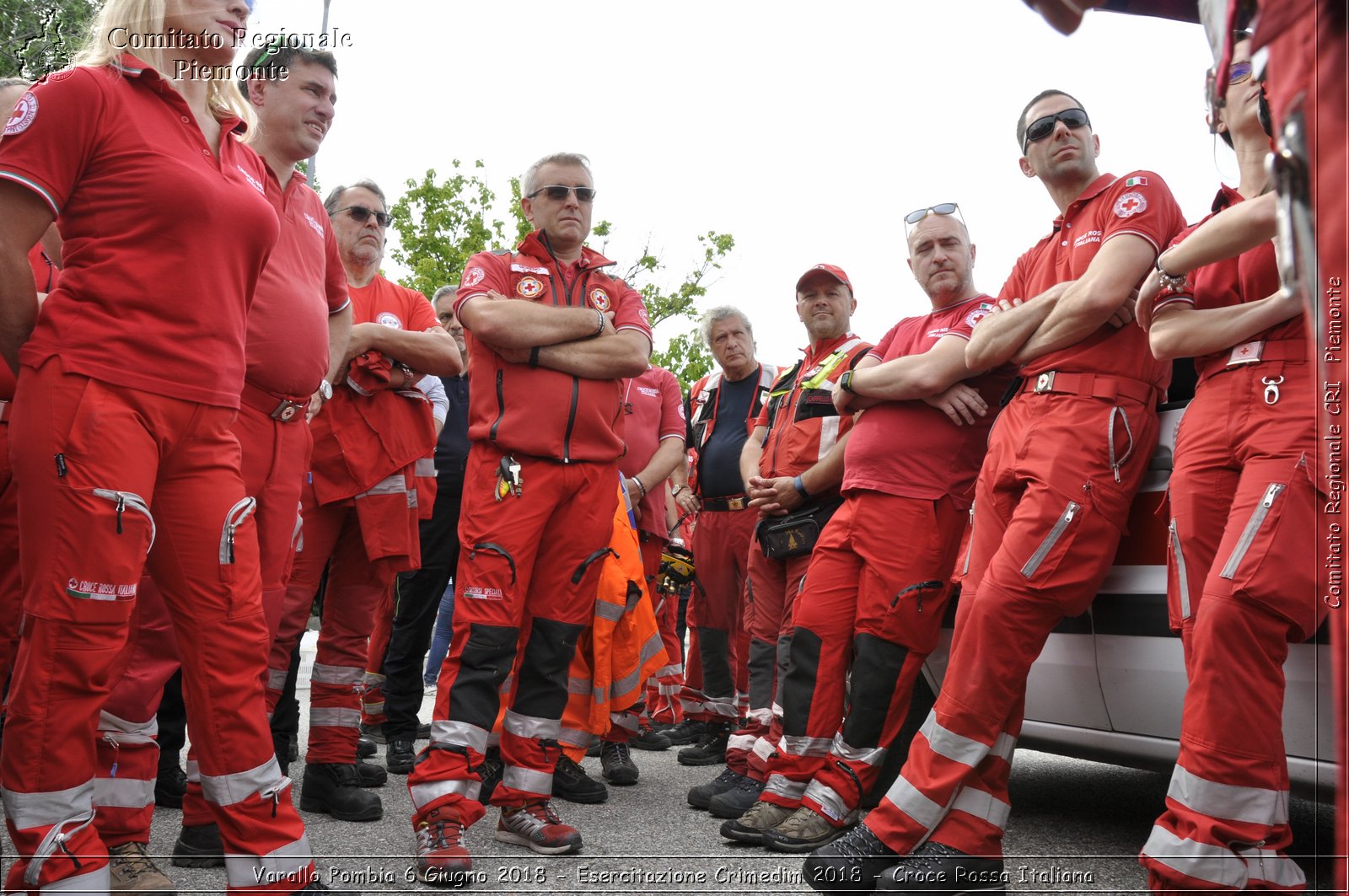 Varallo Pombia 6 Giugno 2018 - Esercitazione Crimedim 2018 - Croce Rossa Italiana- Comitato Regionale del Piemonte