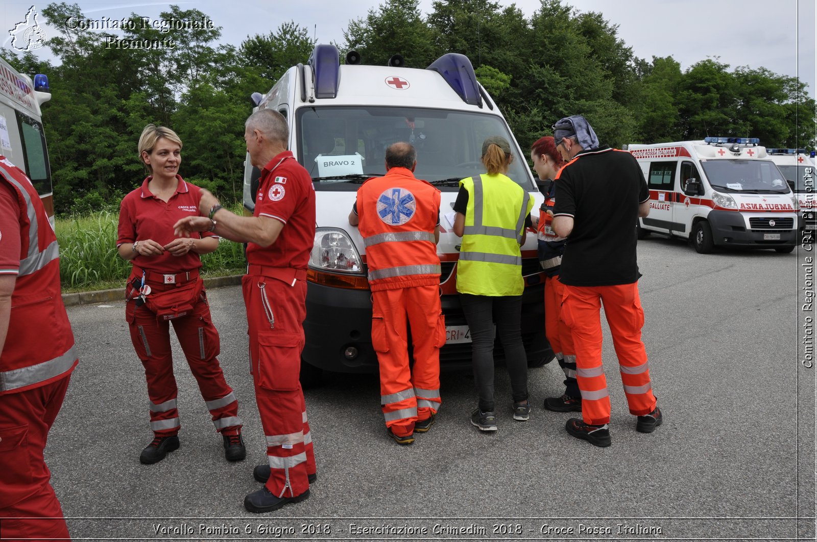 Varallo Pombia 6 Giugno 2018 - Esercitazione Crimedim 2018 - Croce Rossa Italiana- Comitato Regionale del Piemonte