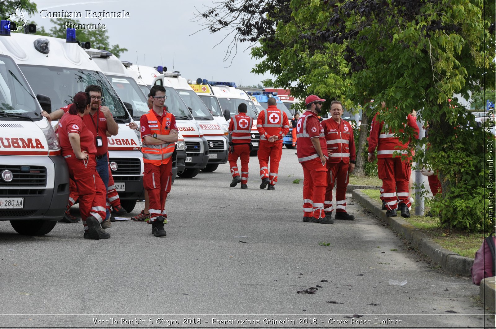 Varallo Pombia 6 Giugno 2018 - Esercitazione Crimedim 2018 - Croce Rossa Italiana- Comitato Regionale del Piemonte