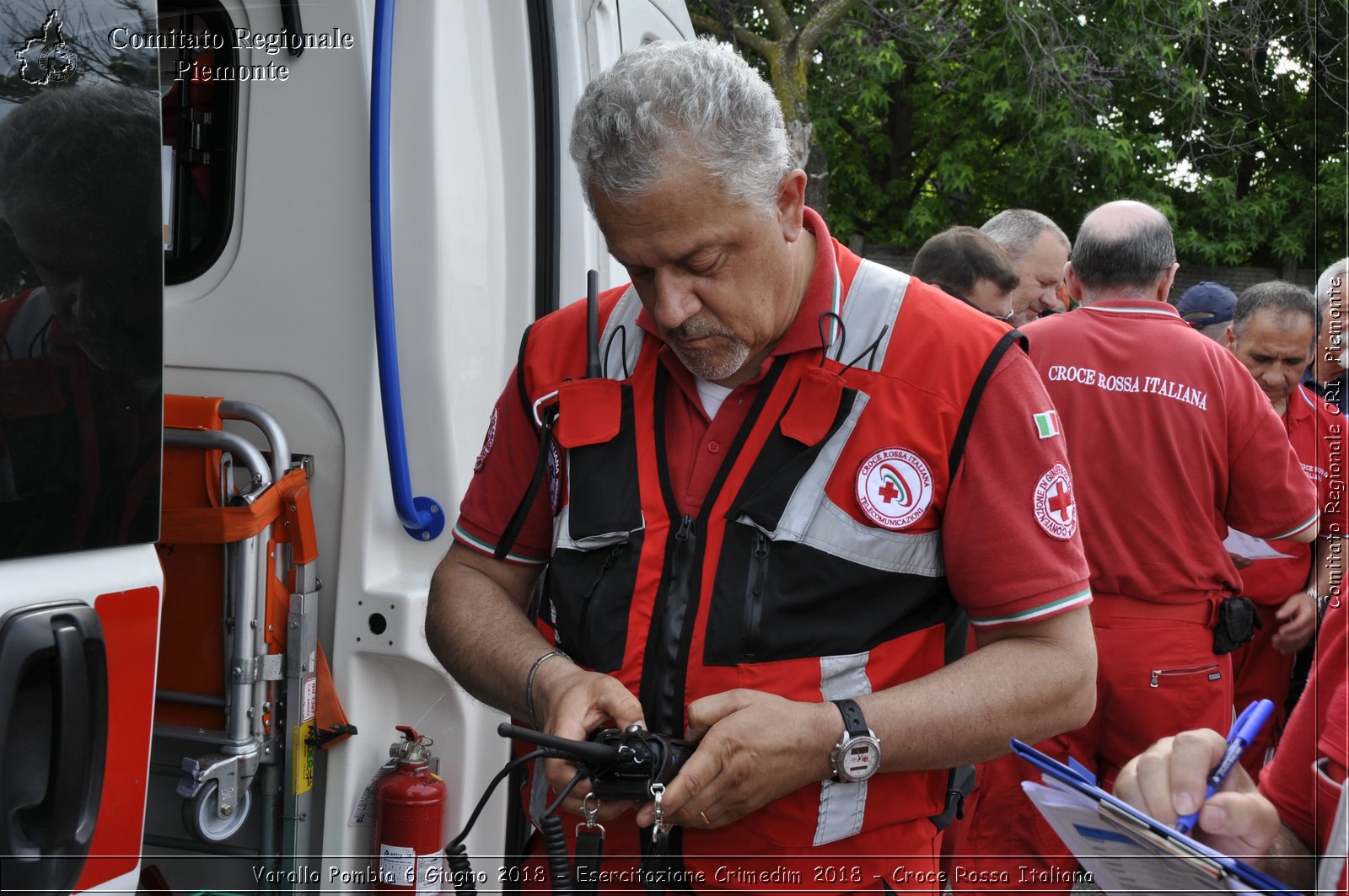 Varallo Pombia 6 Giugno 2018 - Esercitazione Crimedim 2018 - Croce Rossa Italiana- Comitato Regionale del Piemonte