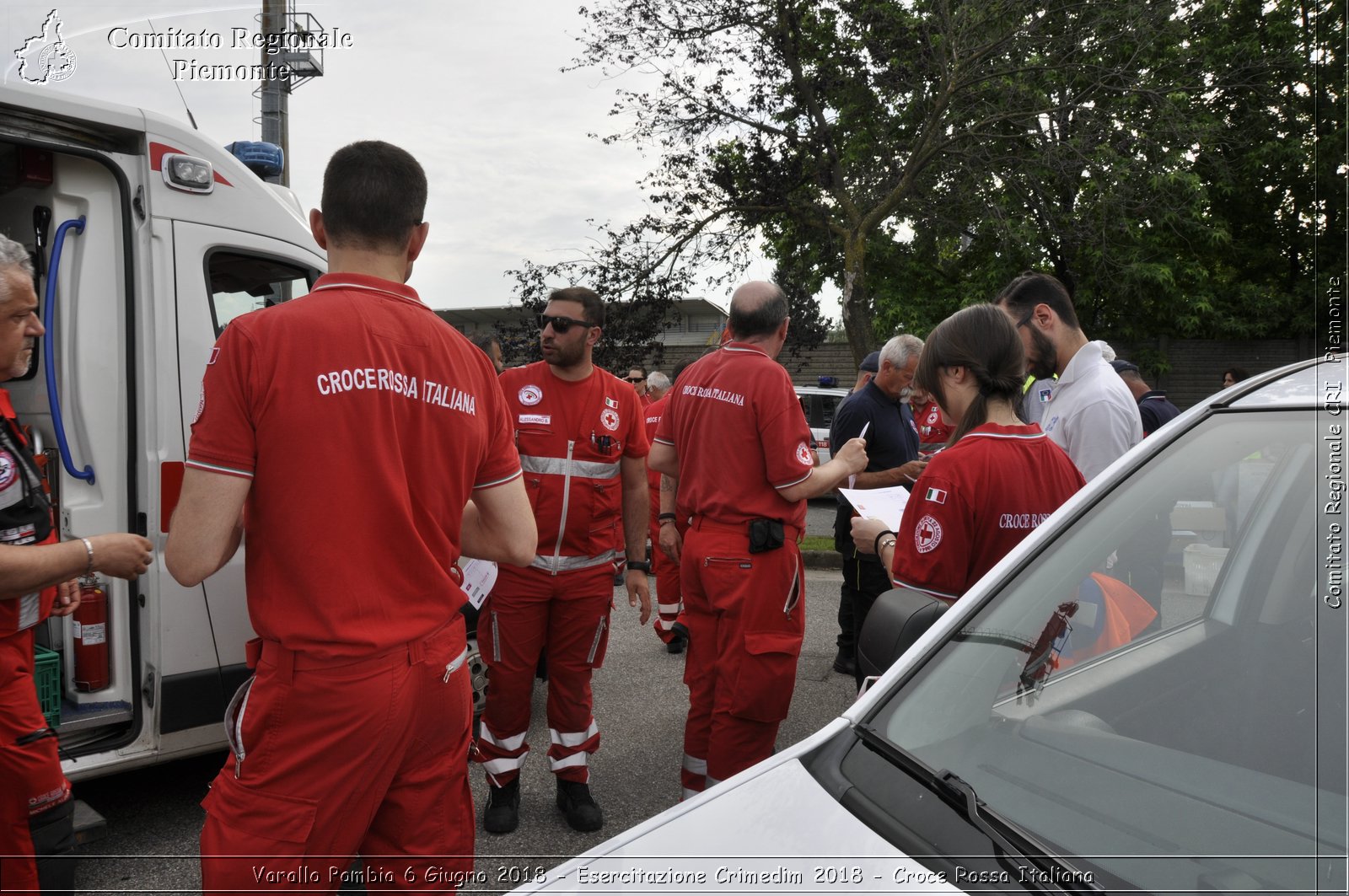 Varallo Pombia 6 Giugno 2018 - Esercitazione Crimedim 2018 - Croce Rossa Italiana- Comitato Regionale del Piemonte