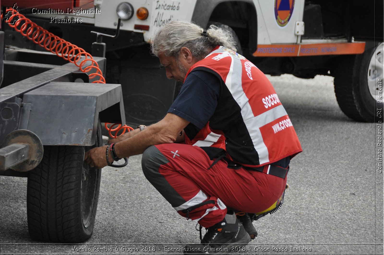 Varallo Pombia 6 Giugno 2018 - Esercitazione Crimedim 2018 - Croce Rossa Italiana- Comitato Regionale del Piemonte