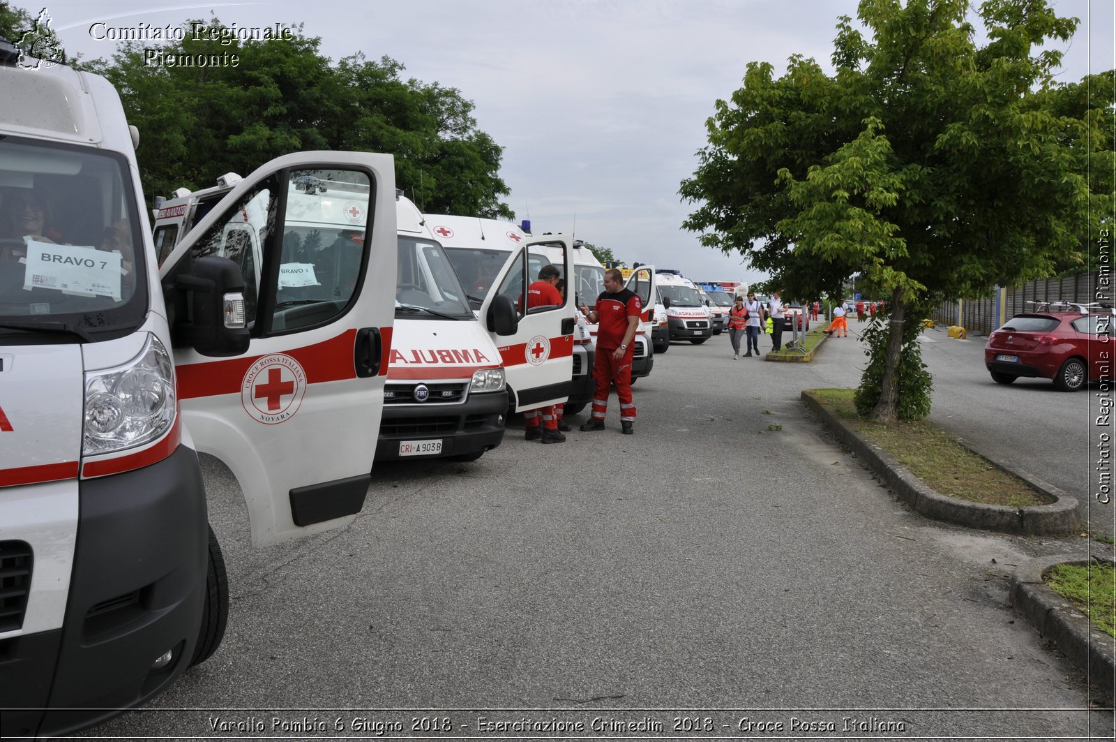 Varallo Pombia 6 Giugno 2018 - Esercitazione Crimedim 2018 - Croce Rossa Italiana- Comitato Regionale del Piemonte