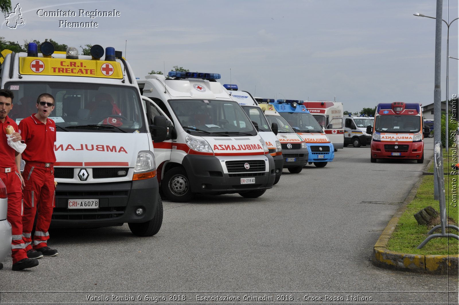 Varallo Pombia 6 Giugno 2018 - Esercitazione Crimedim 2018 - Croce Rossa Italiana- Comitato Regionale del Piemonte