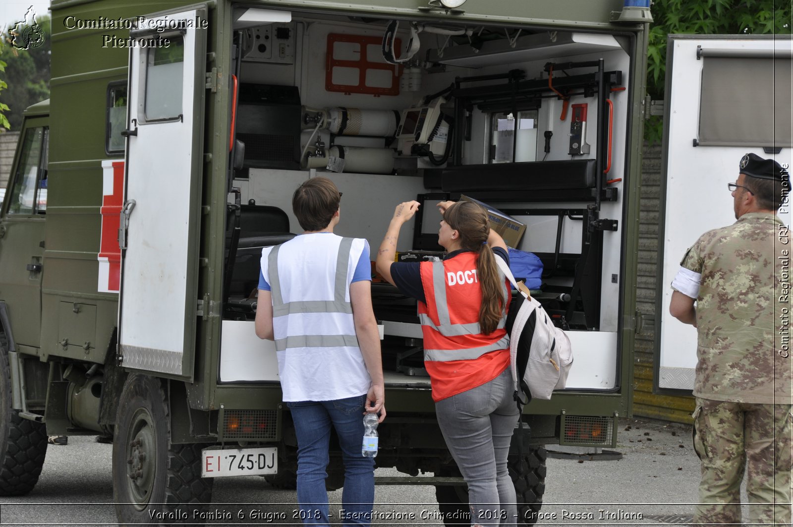 Varallo Pombia 6 Giugno 2018 - Esercitazione Crimedim 2018 - Croce Rossa Italiana- Comitato Regionale del Piemonte