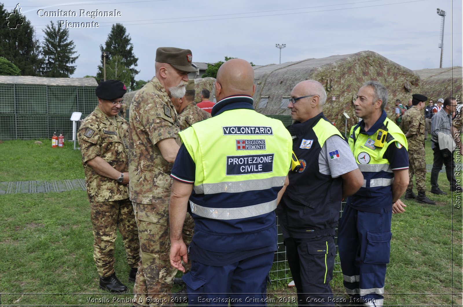 Varallo Pombia 6 Giugno 2018 - Esercitazione Crimedim 2018 - Croce Rossa Italiana- Comitato Regionale del Piemonte