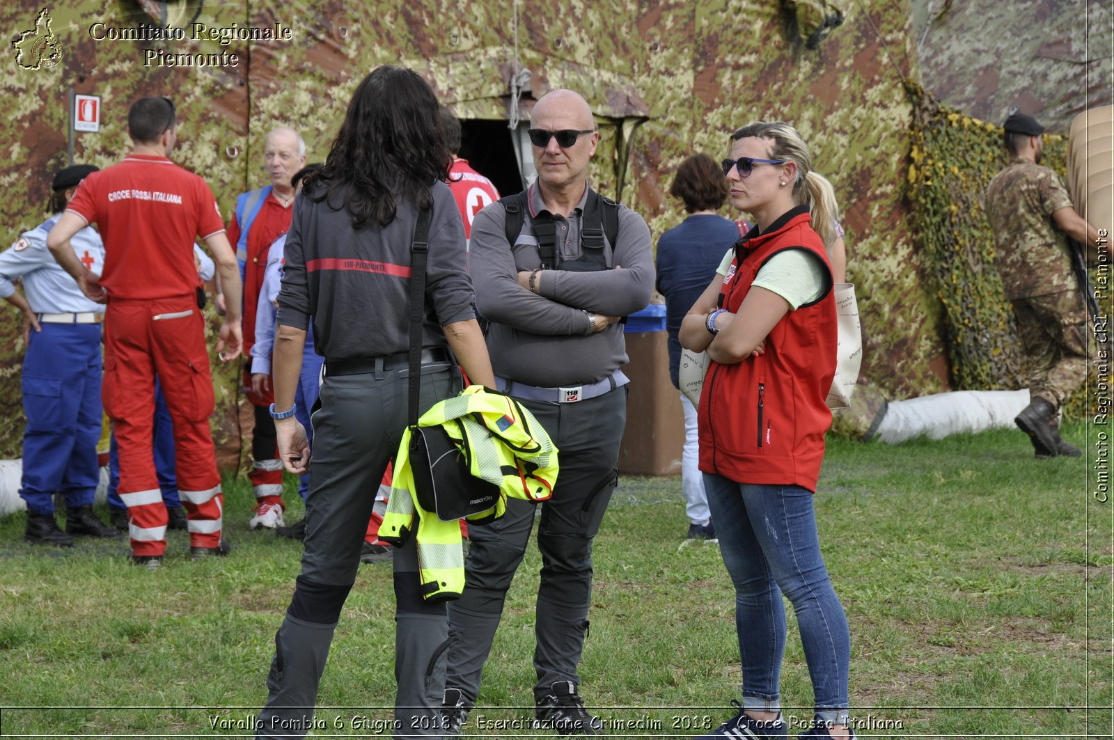 Varallo Pombia 6 Giugno 2018 - Esercitazione Crimedim 2018 - Croce Rossa Italiana- Comitato Regionale del Piemonte