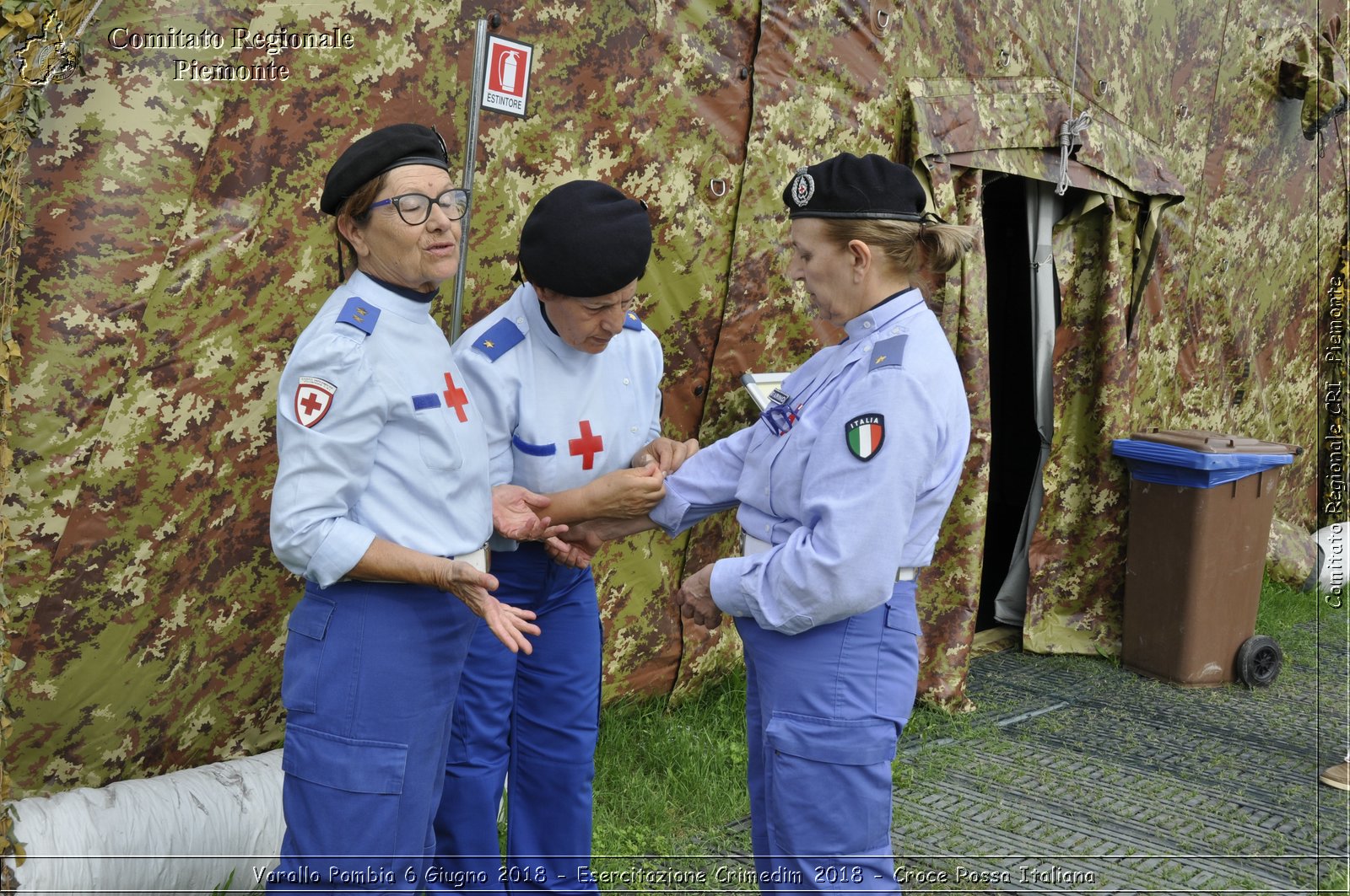 Varallo Pombia 6 Giugno 2018 - Esercitazione Crimedim 2018 - Croce Rossa Italiana- Comitato Regionale del Piemonte