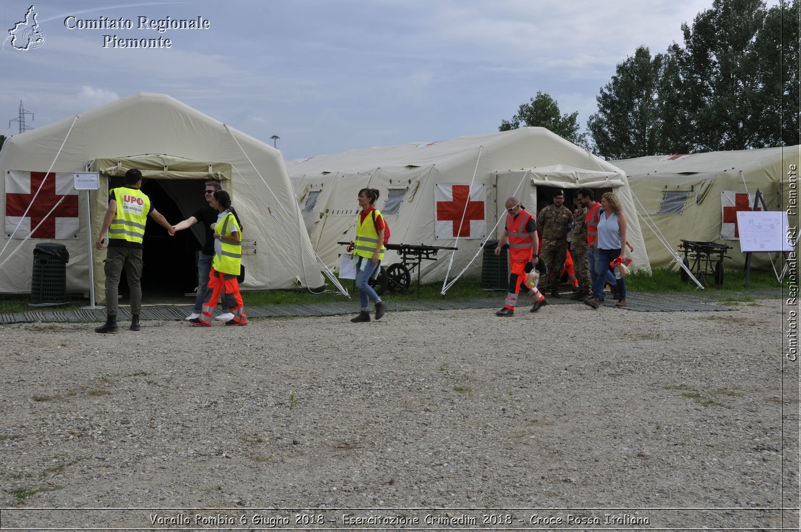 Varallo Pombia 6 Giugno 2018 - Esercitazione Crimedim 2018 - Croce Rossa Italiana- Comitato Regionale del Piemonte