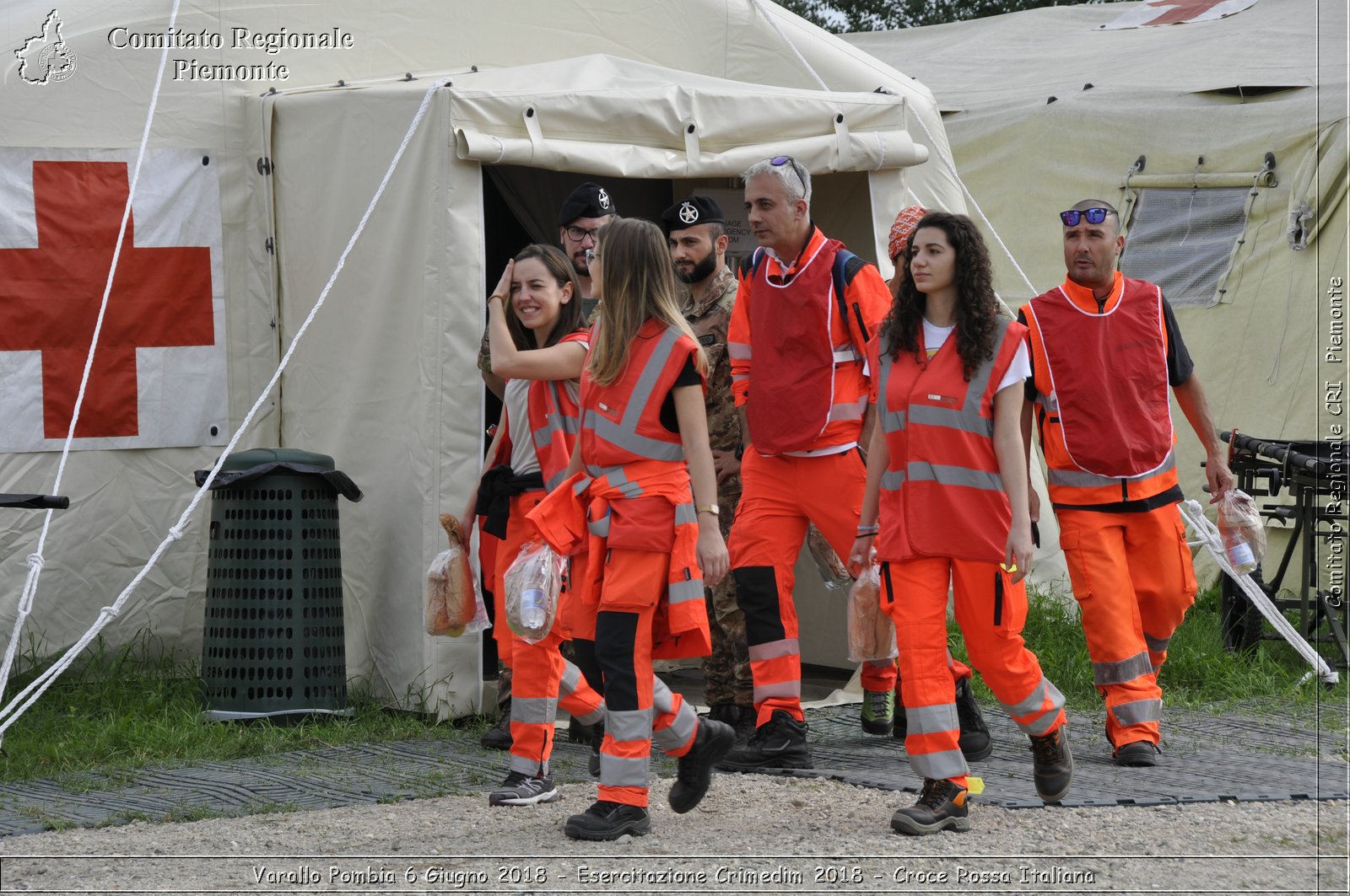 Varallo Pombia 6 Giugno 2018 - Esercitazione Crimedim 2018 - Croce Rossa Italiana- Comitato Regionale del Piemonte