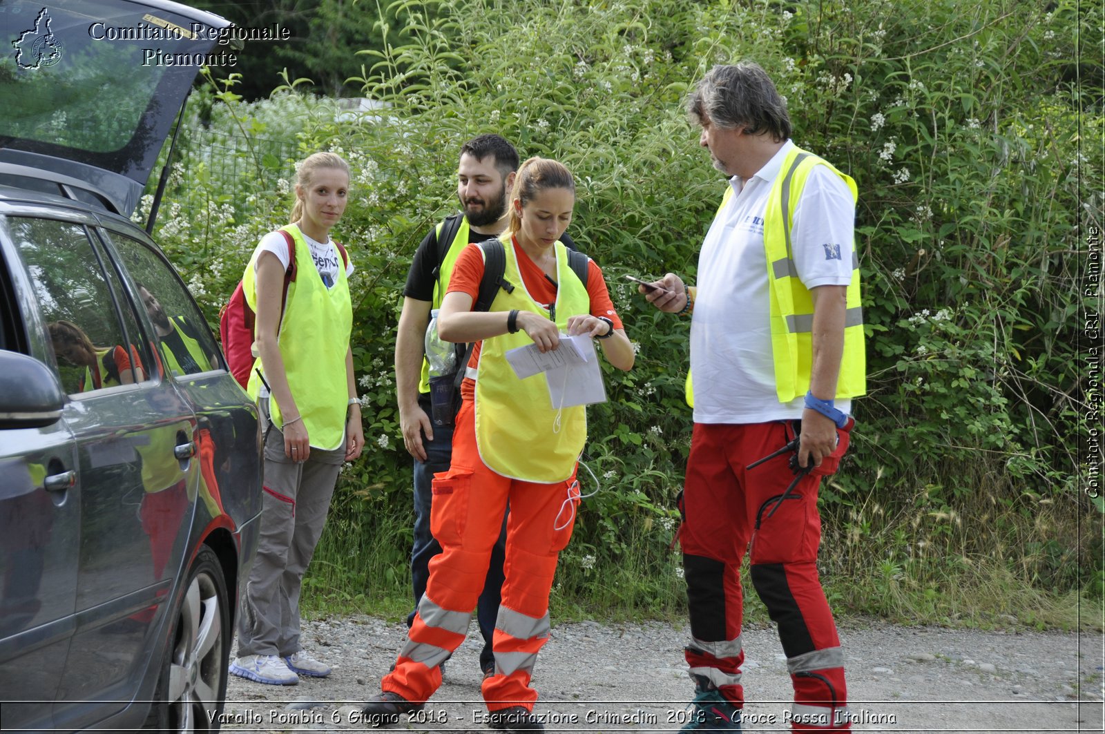 Varallo Pombia 6 Giugno 2018 - Esercitazione Crimedim 2018 - Croce Rossa Italiana- Comitato Regionale del Piemonte