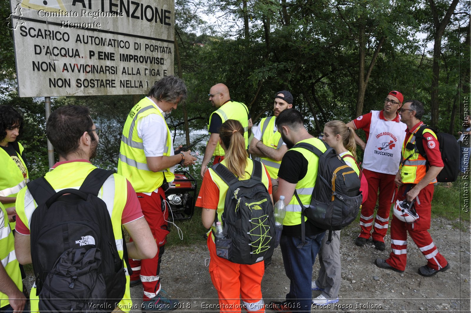 Varallo Pombia 6 Giugno 2018 - Esercitazione Crimedim 2018 - Croce Rossa Italiana- Comitato Regionale del Piemonte