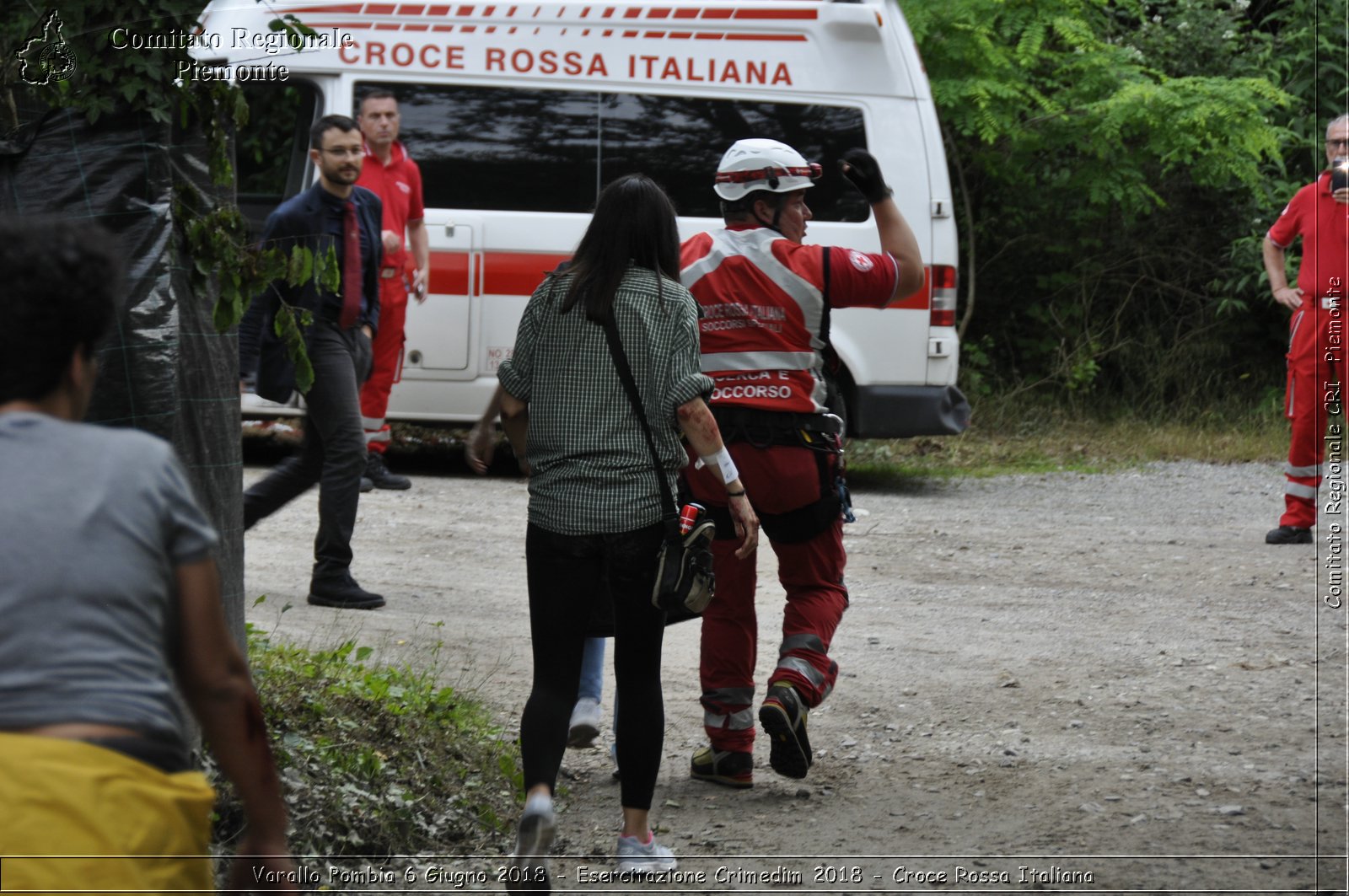 Varallo Pombia 6 Giugno 2018 - Esercitazione Crimedim 2018 - Croce Rossa Italiana- Comitato Regionale del Piemonte