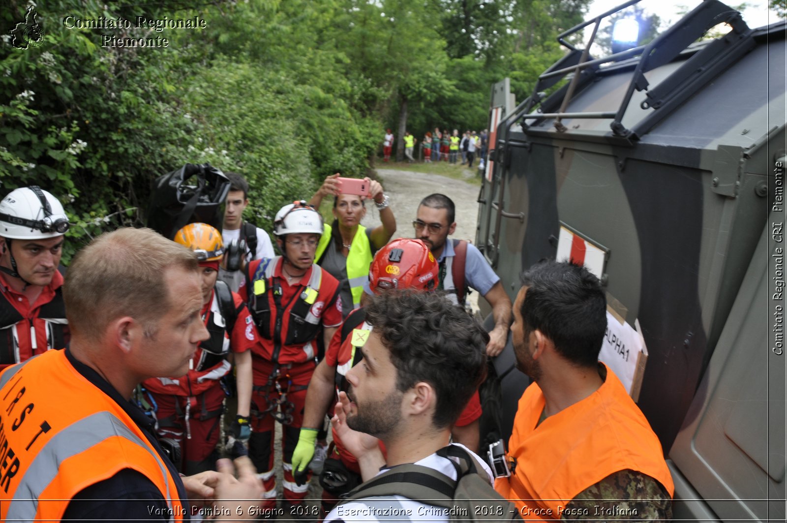 Varallo Pombia 6 Giugno 2018 - Esercitazione Crimedim 2018 - Croce Rossa Italiana- Comitato Regionale del Piemonte