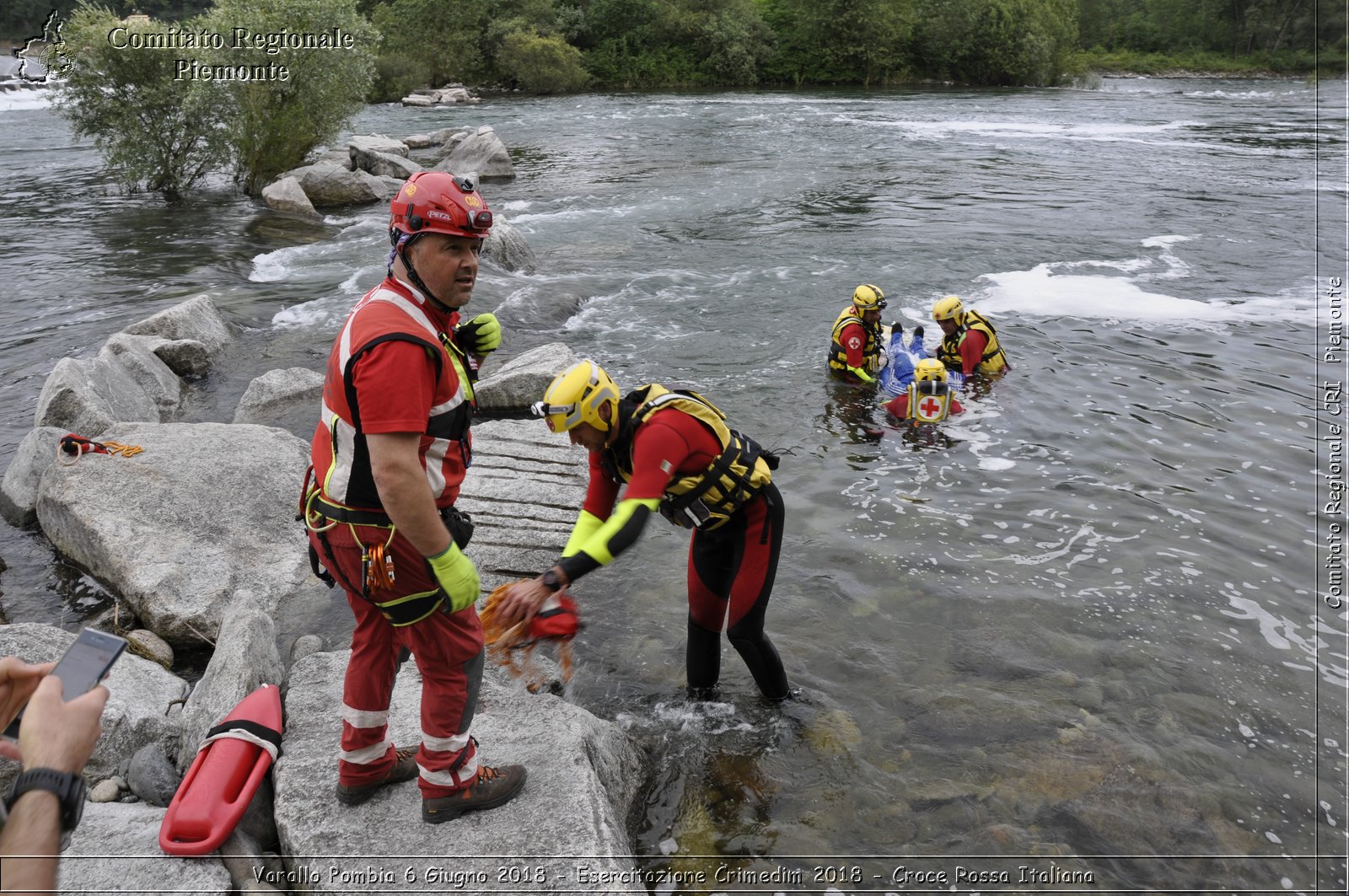 Varallo Pombia 6 Giugno 2018 - Esercitazione Crimedim 2018 - Croce Rossa Italiana- Comitato Regionale del Piemonte