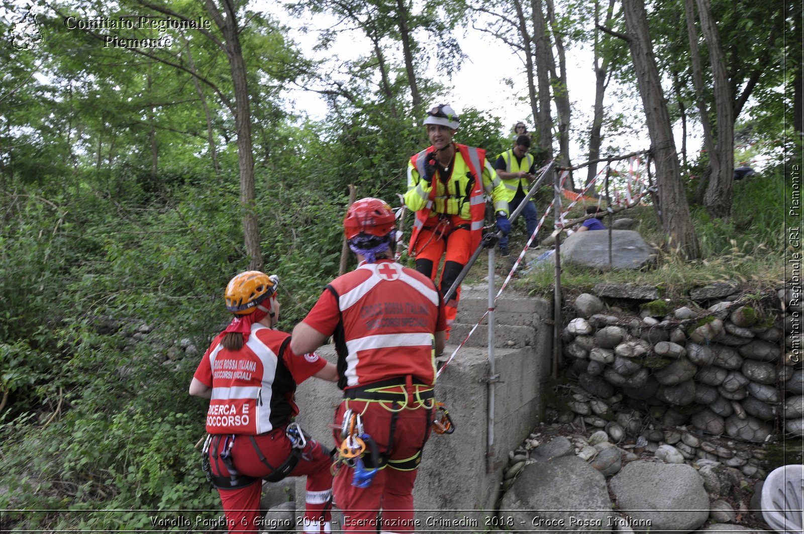 Varallo Pombia 6 Giugno 2018 - Esercitazione Crimedim 2018 - Croce Rossa Italiana- Comitato Regionale del Piemonte