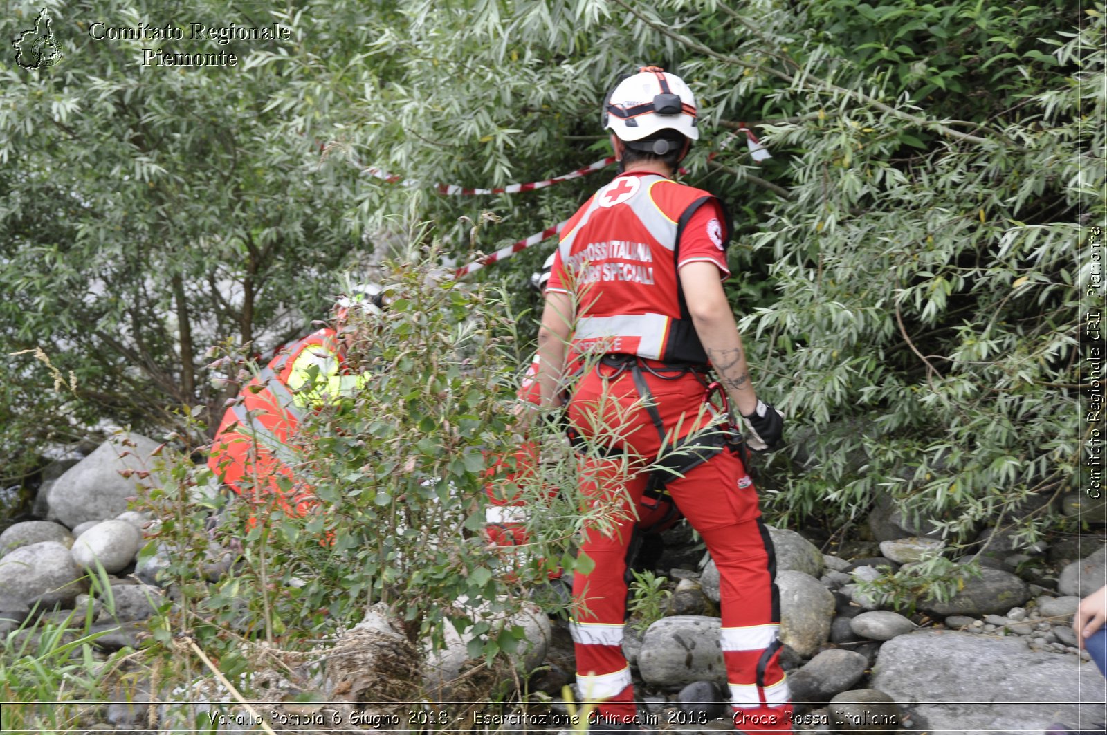 Varallo Pombia 6 Giugno 2018 - Esercitazione Crimedim 2018 - Croce Rossa Italiana- Comitato Regionale del Piemonte