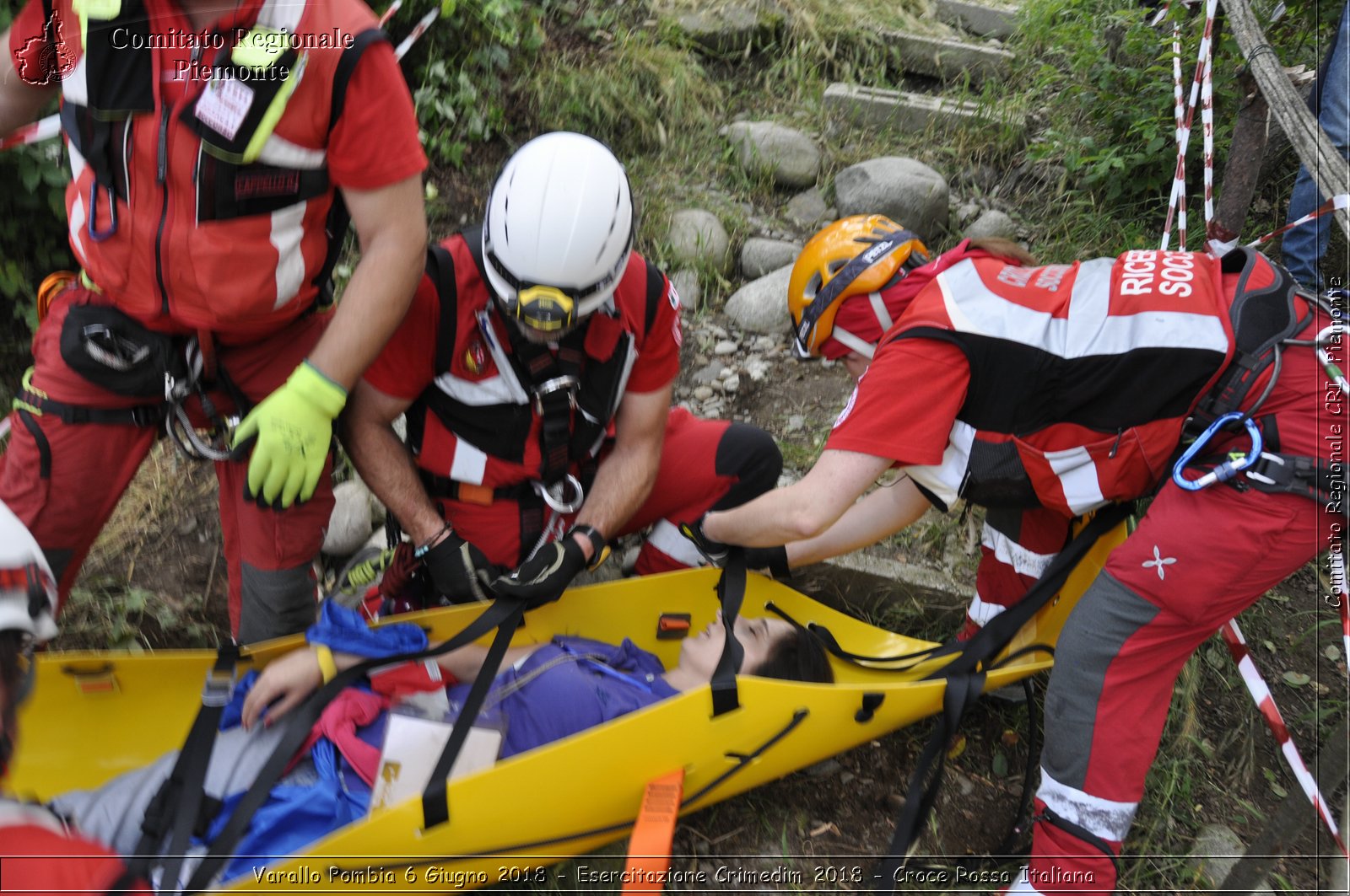 Varallo Pombia 6 Giugno 2018 - Esercitazione Crimedim 2018 - Croce Rossa Italiana- Comitato Regionale del Piemonte