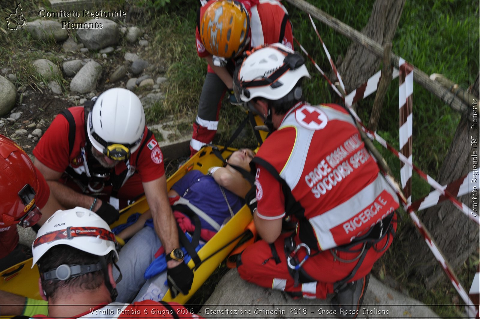 Varallo Pombia 6 Giugno 2018 - Esercitazione Crimedim 2018 - Croce Rossa Italiana- Comitato Regionale del Piemonte