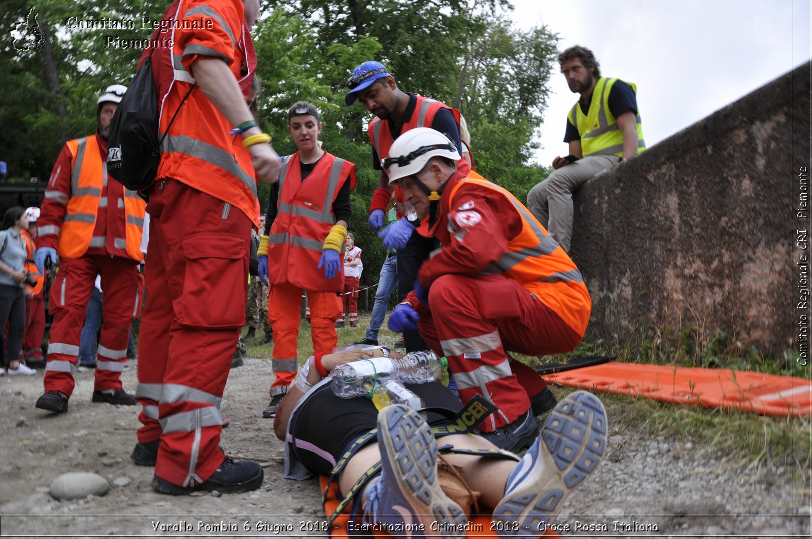 Varallo Pombia 6 Giugno 2018 - Esercitazione Crimedim 2018 - Croce Rossa Italiana- Comitato Regionale del Piemonte