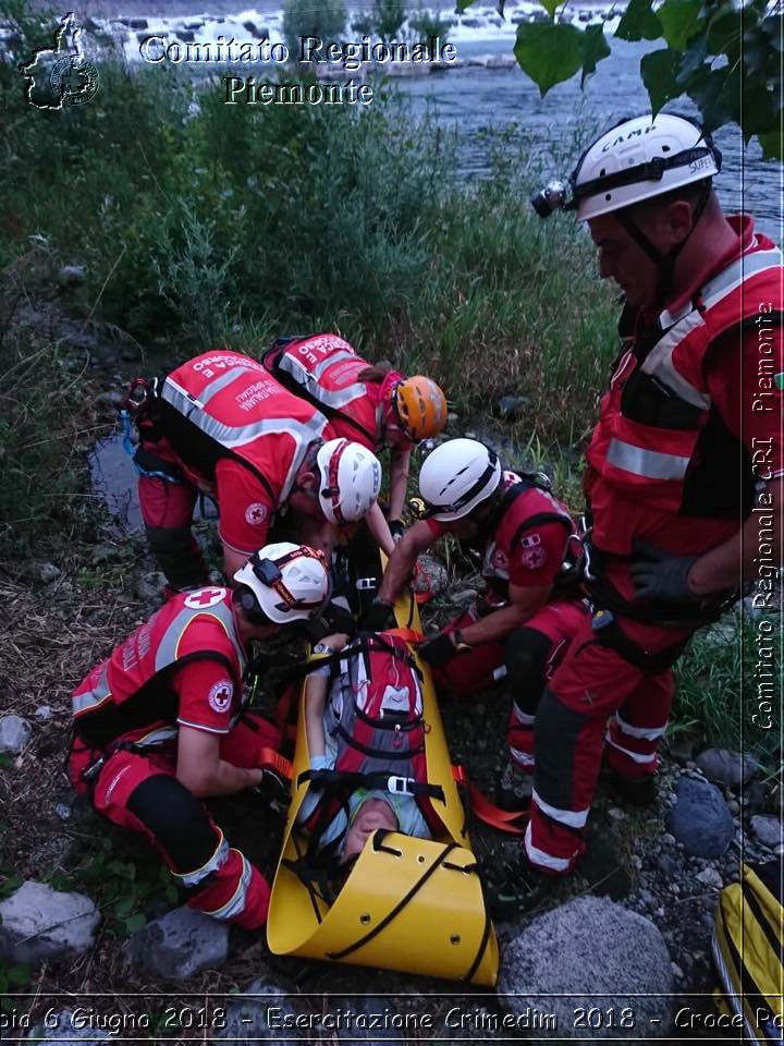 Varallo Pombia 6 Giugno 2018 - Esercitazione Crimedim 2018 - Croce Rossa Italiana- Comitato Regionale del Piemonte