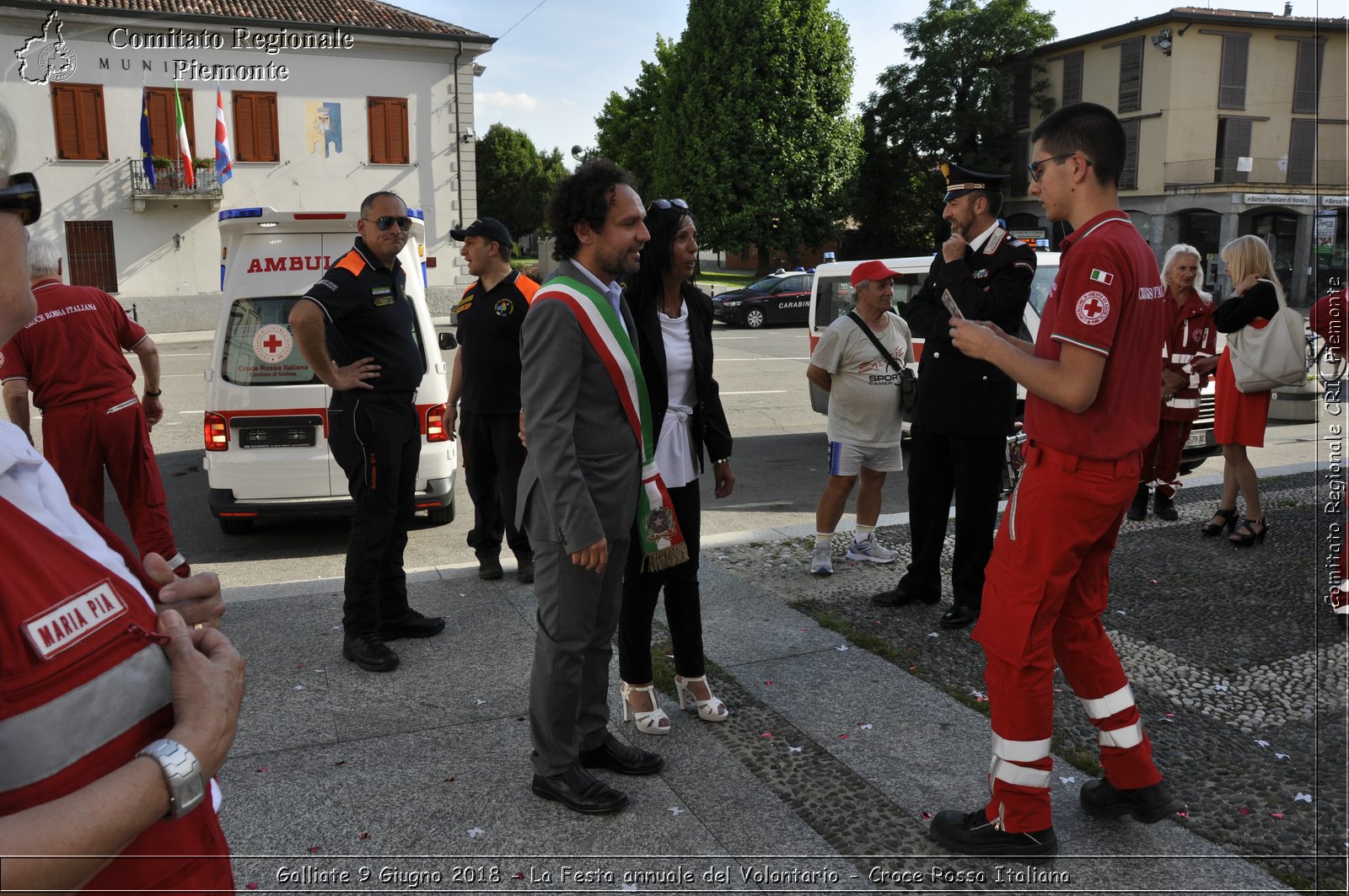 Galliate 9 Giugno 2018 - La Festa annuale del Volontario - Croce Rossa Italiana- Comitato Regionale del Piemonte