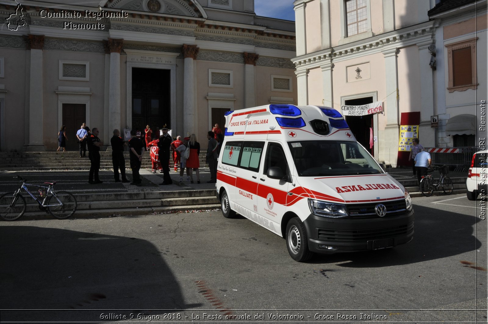 Galliate 9 Giugno 2018 - La Festa annuale del Volontario - Croce Rossa Italiana- Comitato Regionale del Piemonte