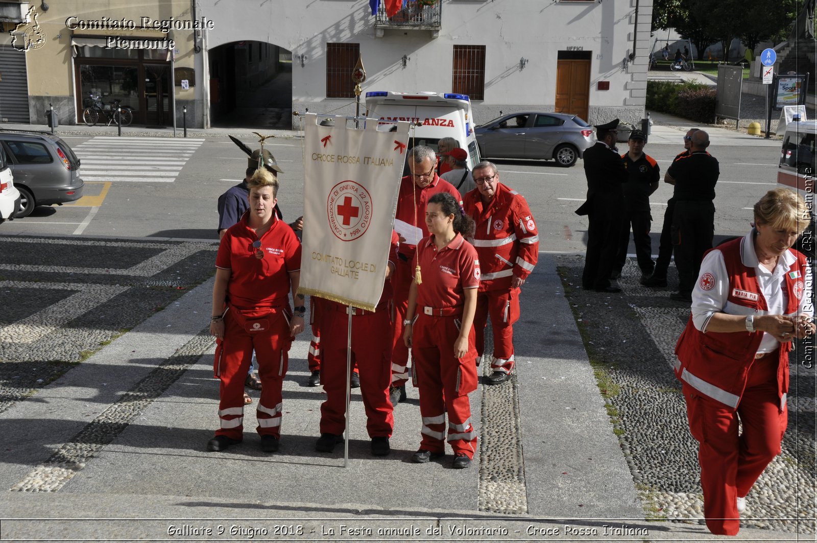 Galliate 9 Giugno 2018 - La Festa annuale del Volontario - Croce Rossa Italiana- Comitato Regionale del Piemonte