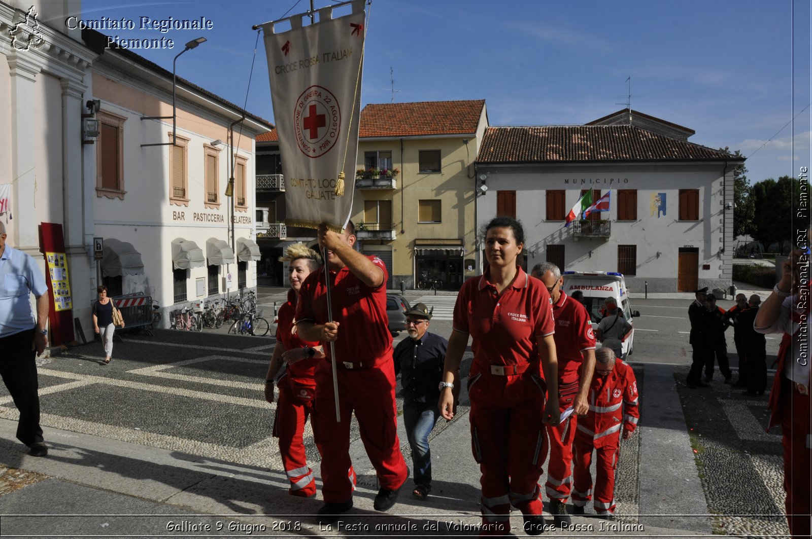 Galliate 9 Giugno 2018 - La Festa annuale del Volontario - Croce Rossa Italiana- Comitato Regionale del Piemonte