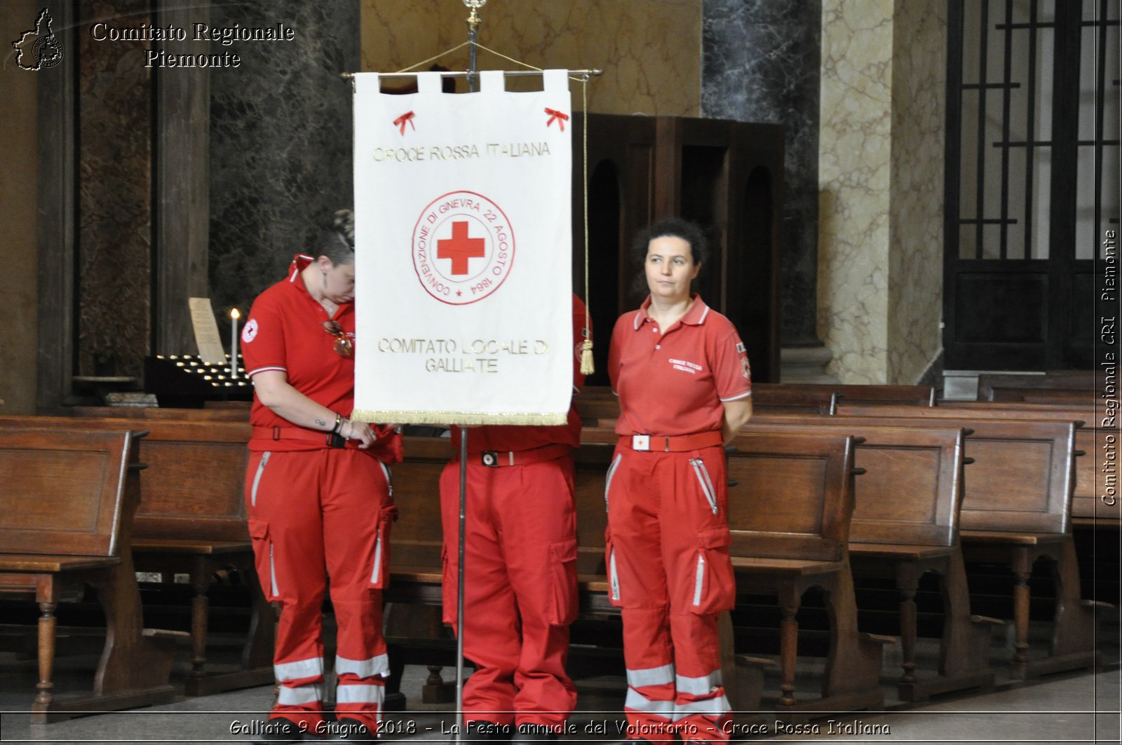 Galliate 9 Giugno 2018 - La Festa annuale del Volontario - Croce Rossa Italiana- Comitato Regionale del Piemonte