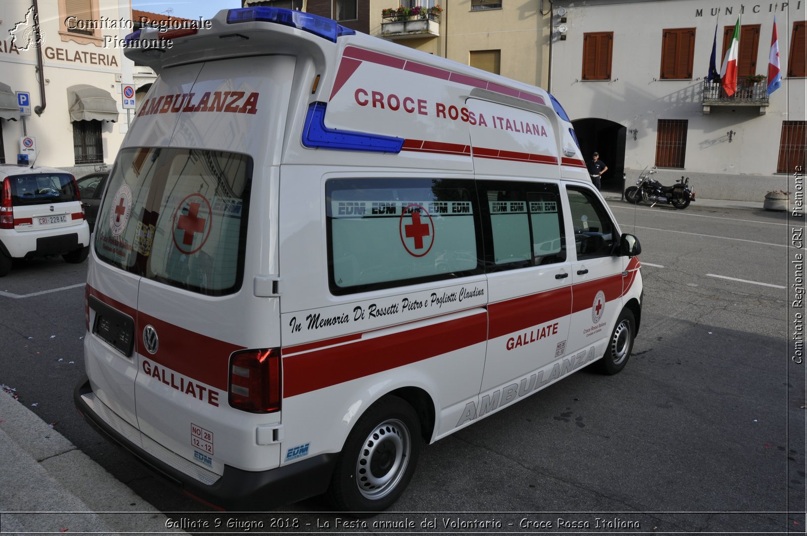 Galliate 9 Giugno 2018 - La Festa annuale del Volontario - Croce Rossa Italiana- Comitato Regionale del Piemonte