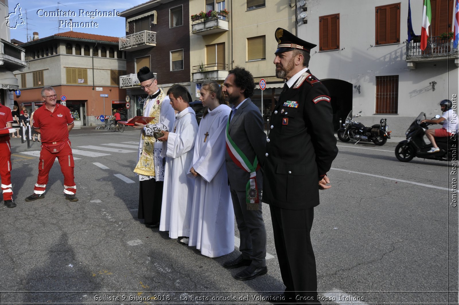 Galliate 9 Giugno 2018 - La Festa annuale del Volontario - Croce Rossa Italiana- Comitato Regionale del Piemonte