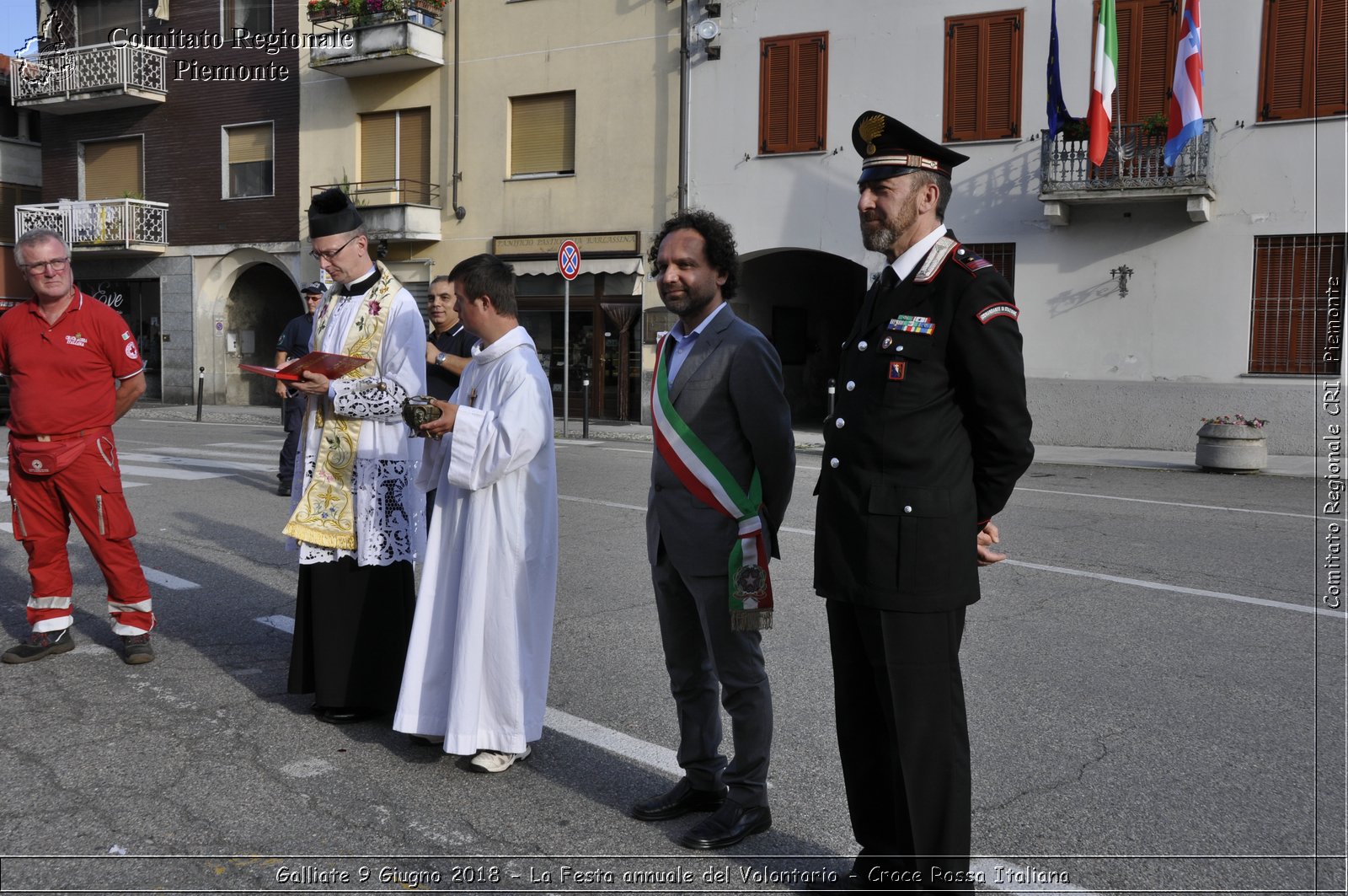 Galliate 9 Giugno 2018 - La Festa annuale del Volontario - Croce Rossa Italiana- Comitato Regionale del Piemonte