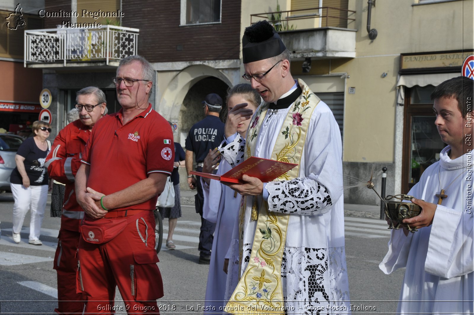 Galliate 9 Giugno 2018 - La Festa annuale del Volontario - Croce Rossa Italiana- Comitato Regionale del Piemonte