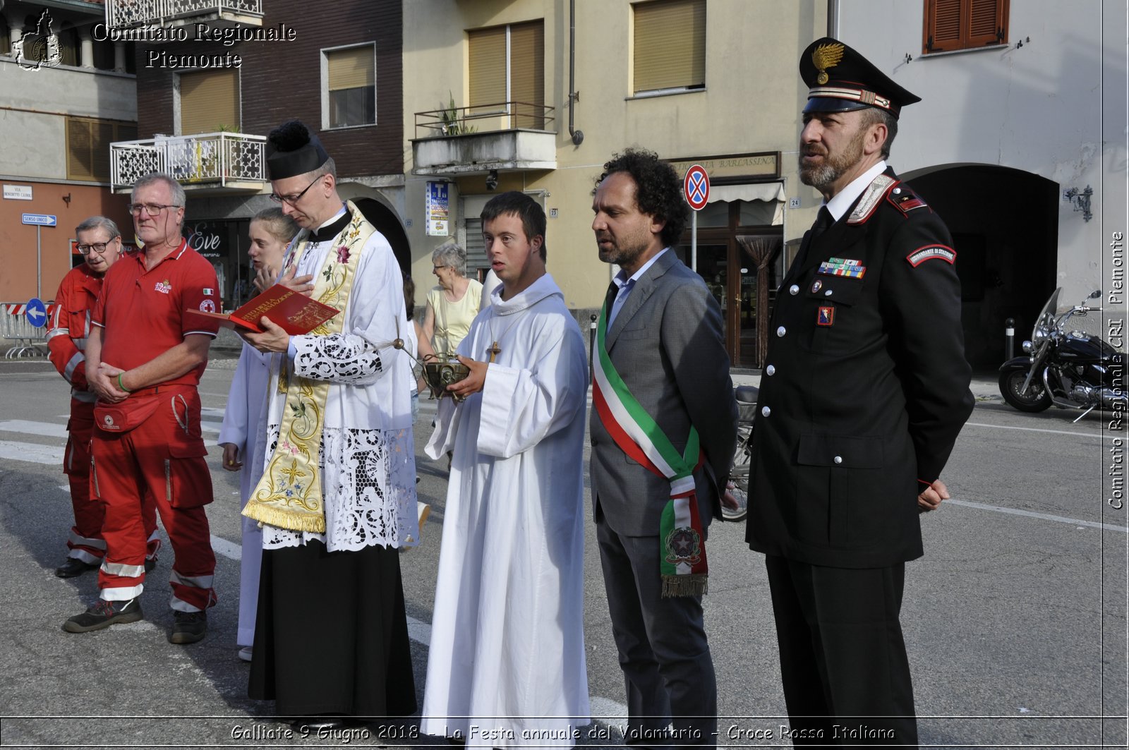 Galliate 9 Giugno 2018 - La Festa annuale del Volontario - Croce Rossa Italiana- Comitato Regionale del Piemonte